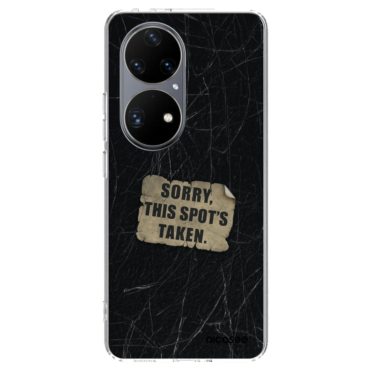 Picasee silikonski prozorni ovitek za Huawei P50 - SORRY