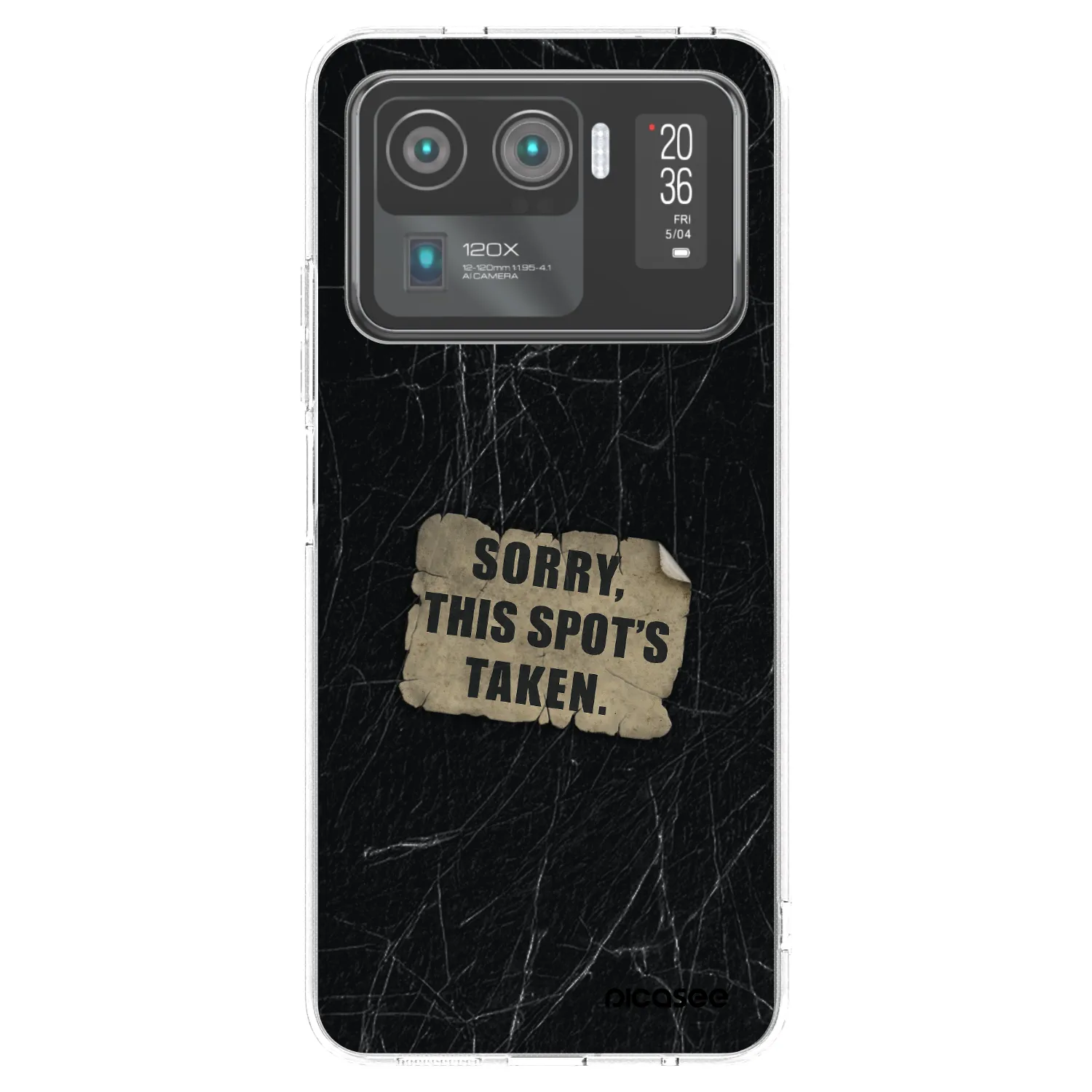 Picasee silikonski prozorni ovitek za Xiaomi Mi 11 Ultra - SORRY