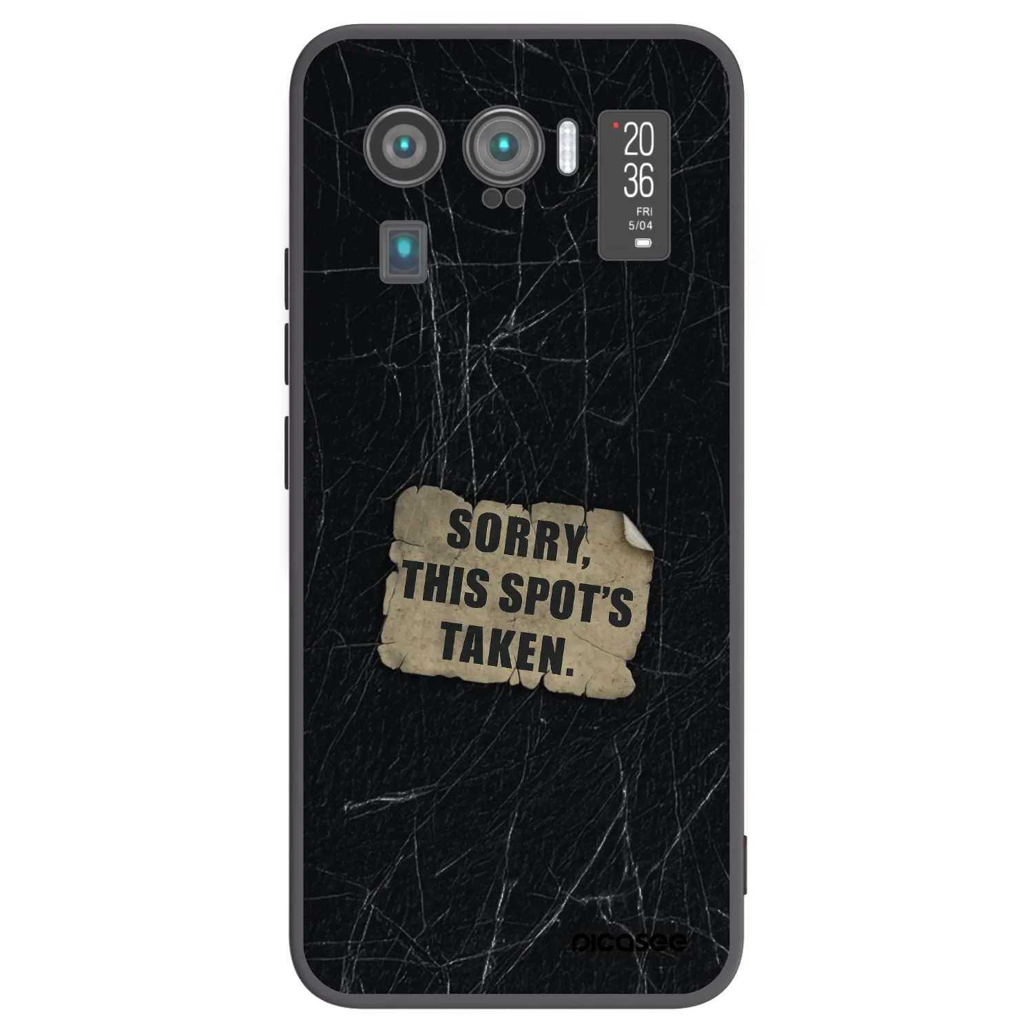 Picasee silikonski črni ovitek za Xiaomi Mi 11 Ultra - SORRY