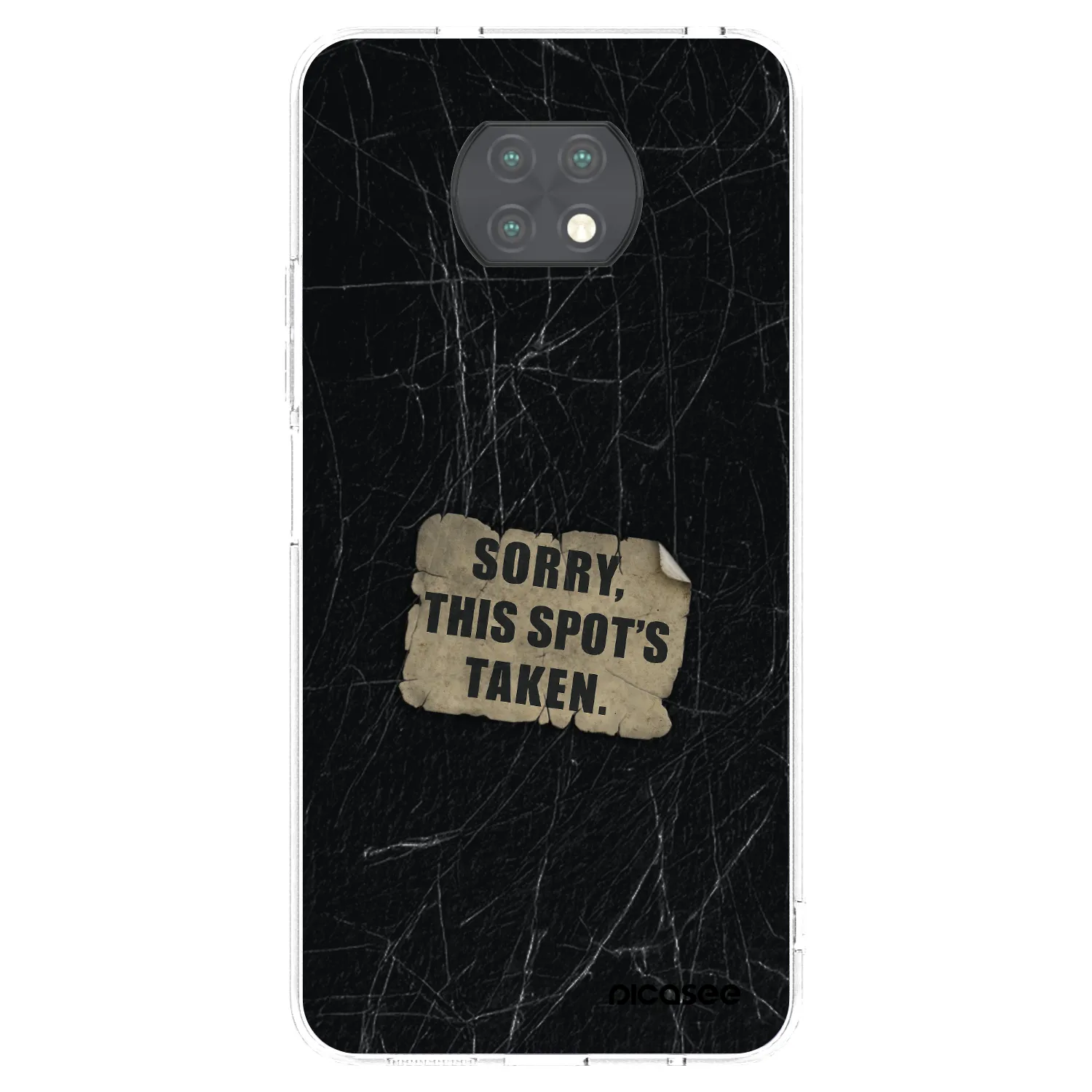Picasee silikonski prozorni ovitek za Xiaomi Redmi Note 9T - SORRY