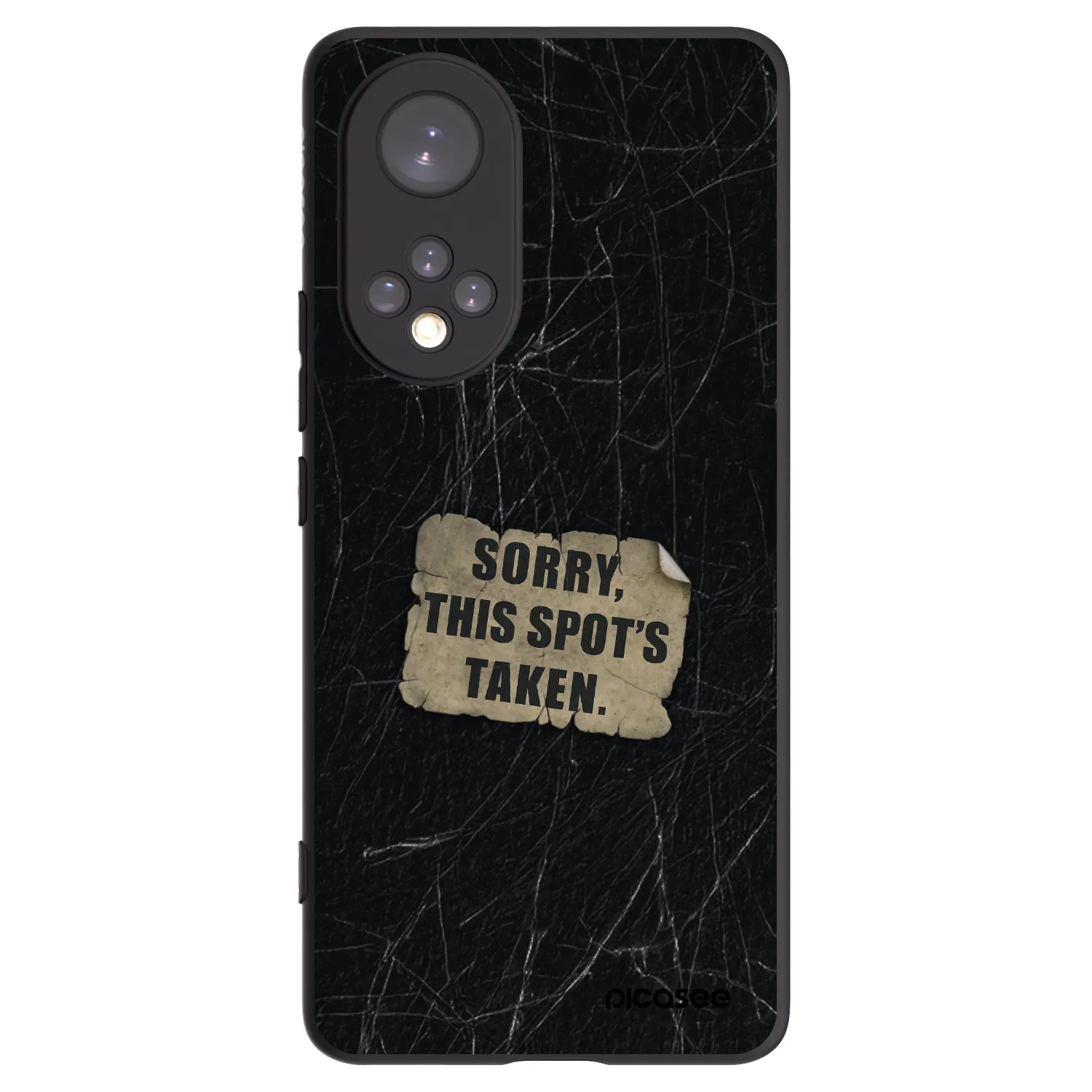 Picasee silikonski črni ovitek za Huawei Nova 9 - SORRY