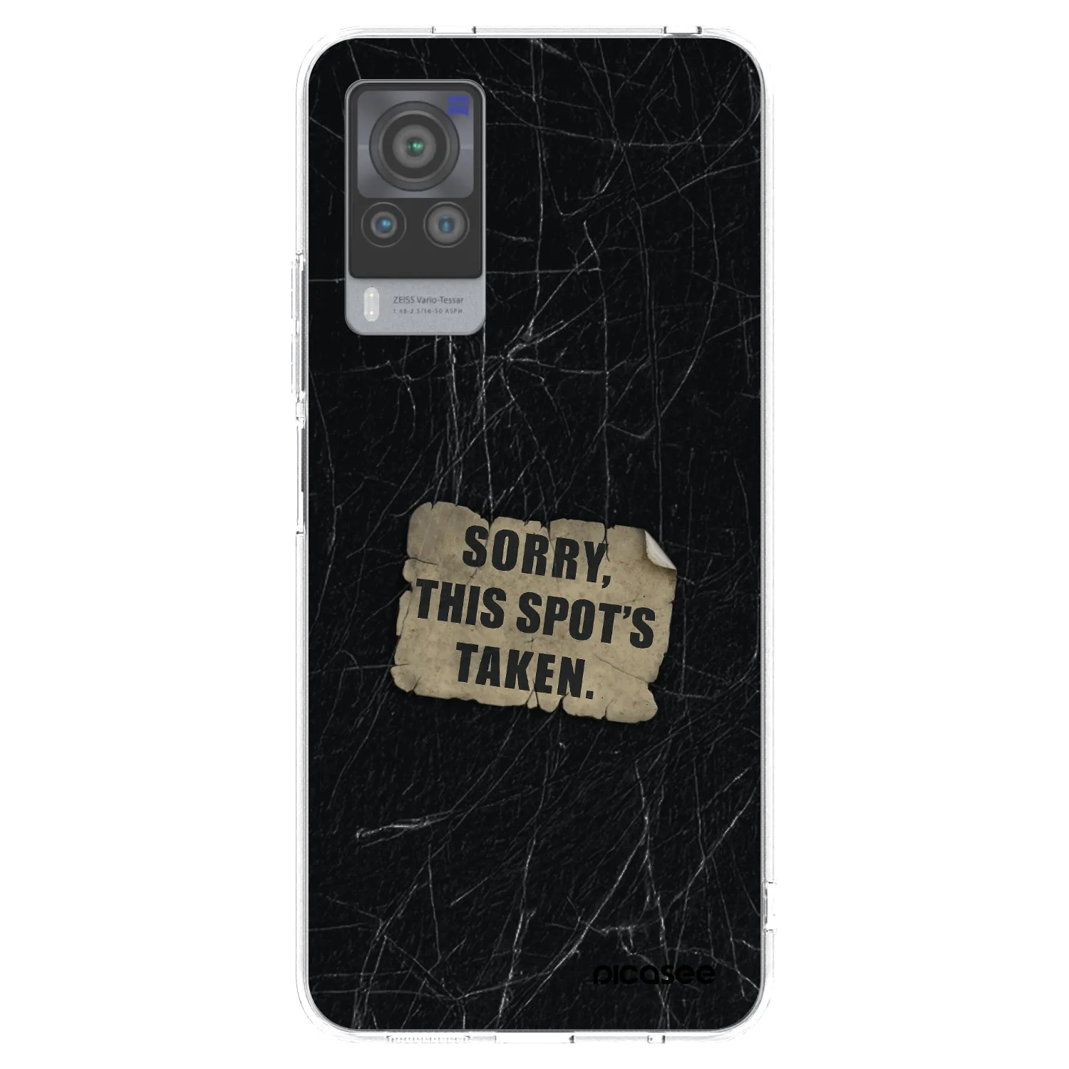 Picasee silikonski prozorni ovitek za Vivo X60 Pro 5G - SORRY