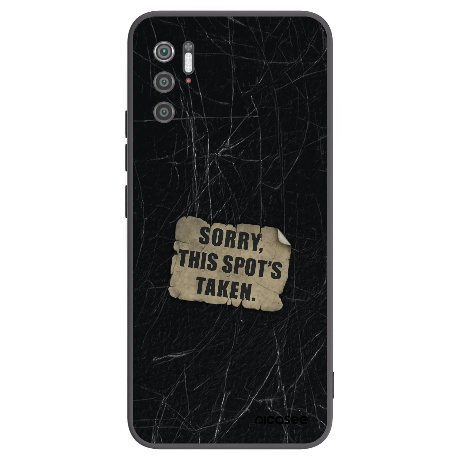 Picasee silikonski črni ovitek za Xiaomi Poco M3 Pro 5G - SORRY