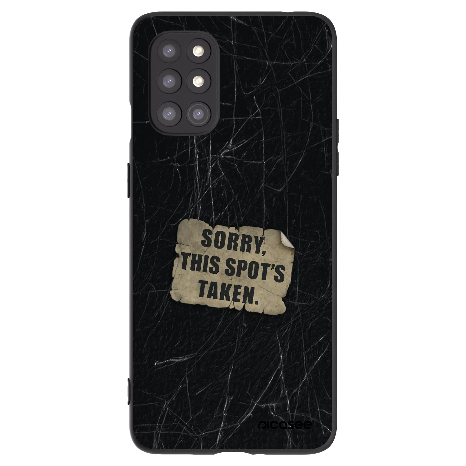 Picasee silikonski črni ovitek za OnePlus 8T - SORRY