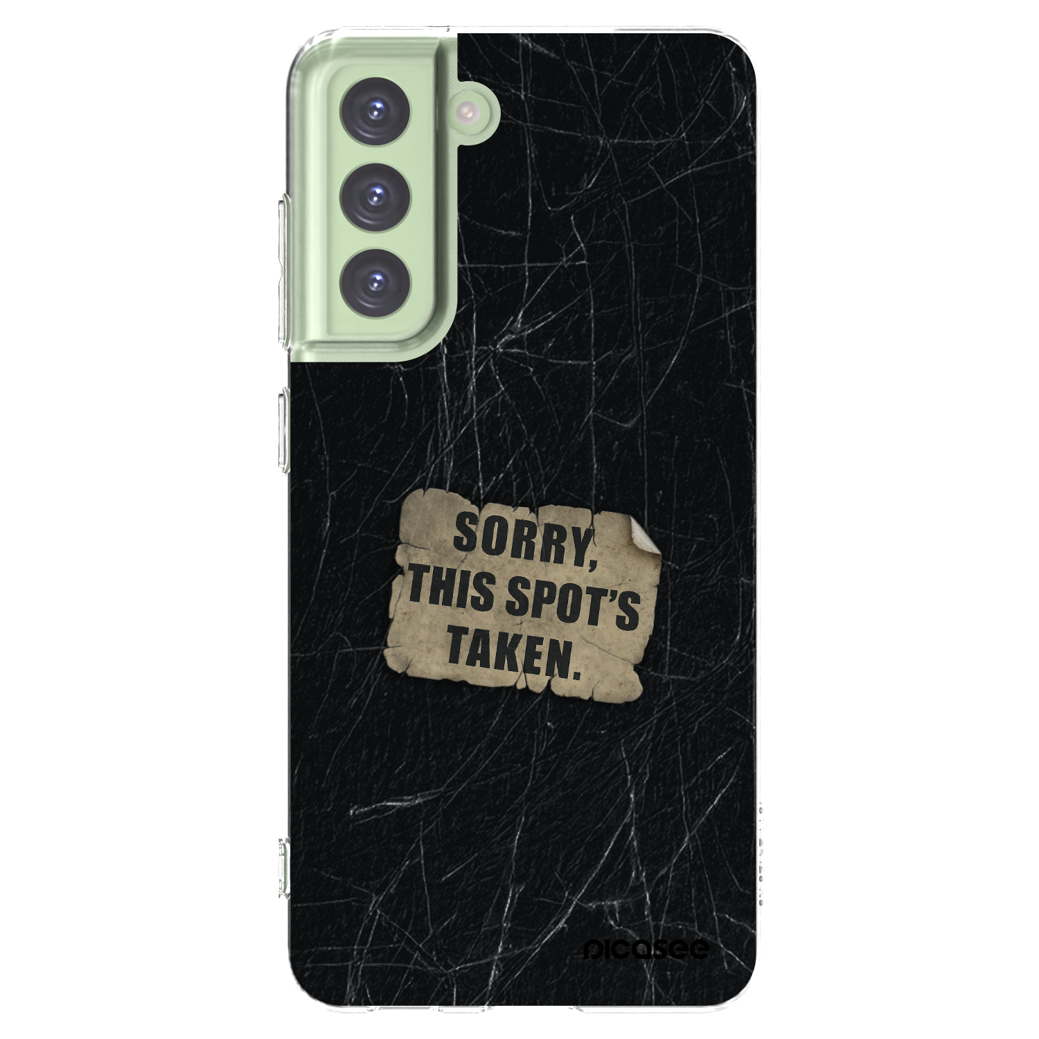 Picasee silikonski prozorni ovitek za Samsung Galaxy S21 FE 5G - SORRY