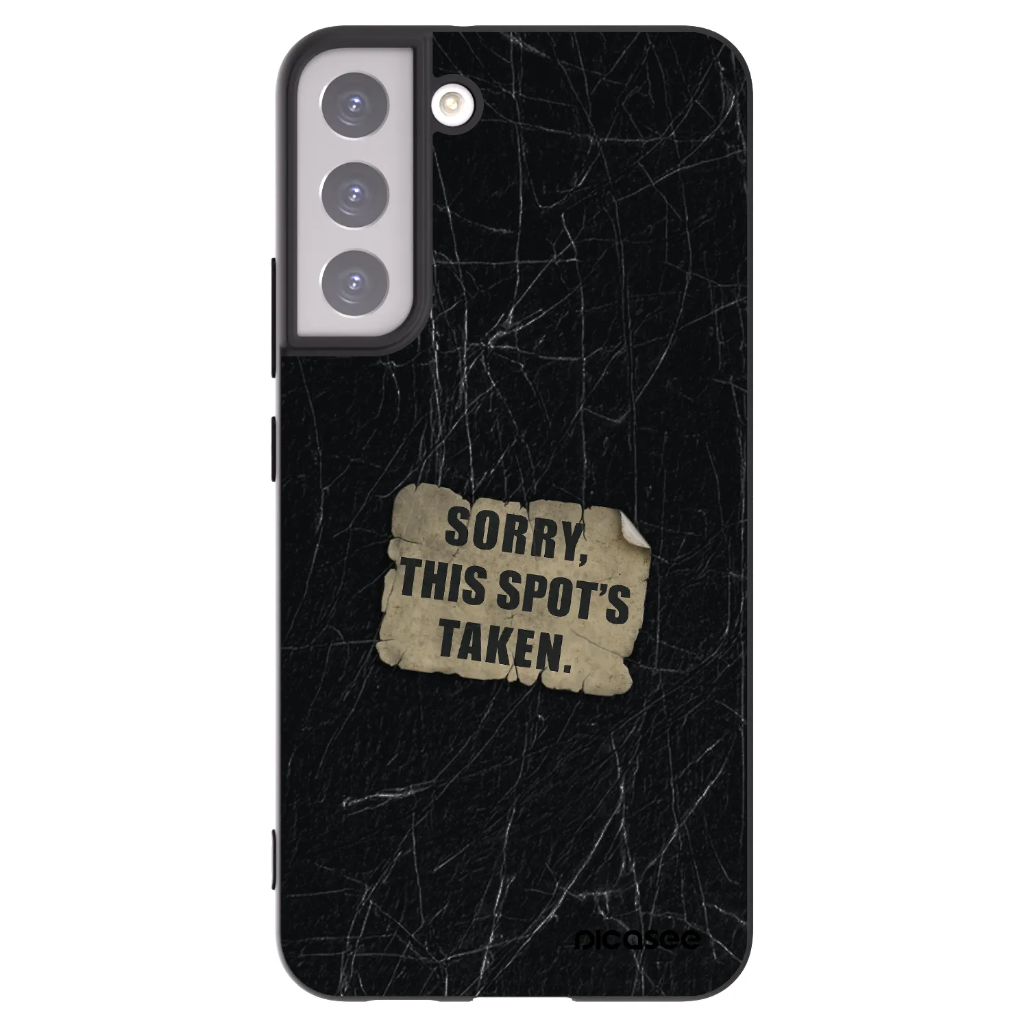 Picasee silikonski črni ovitek za Samsung Galaxy S22+ 5G - SORRY