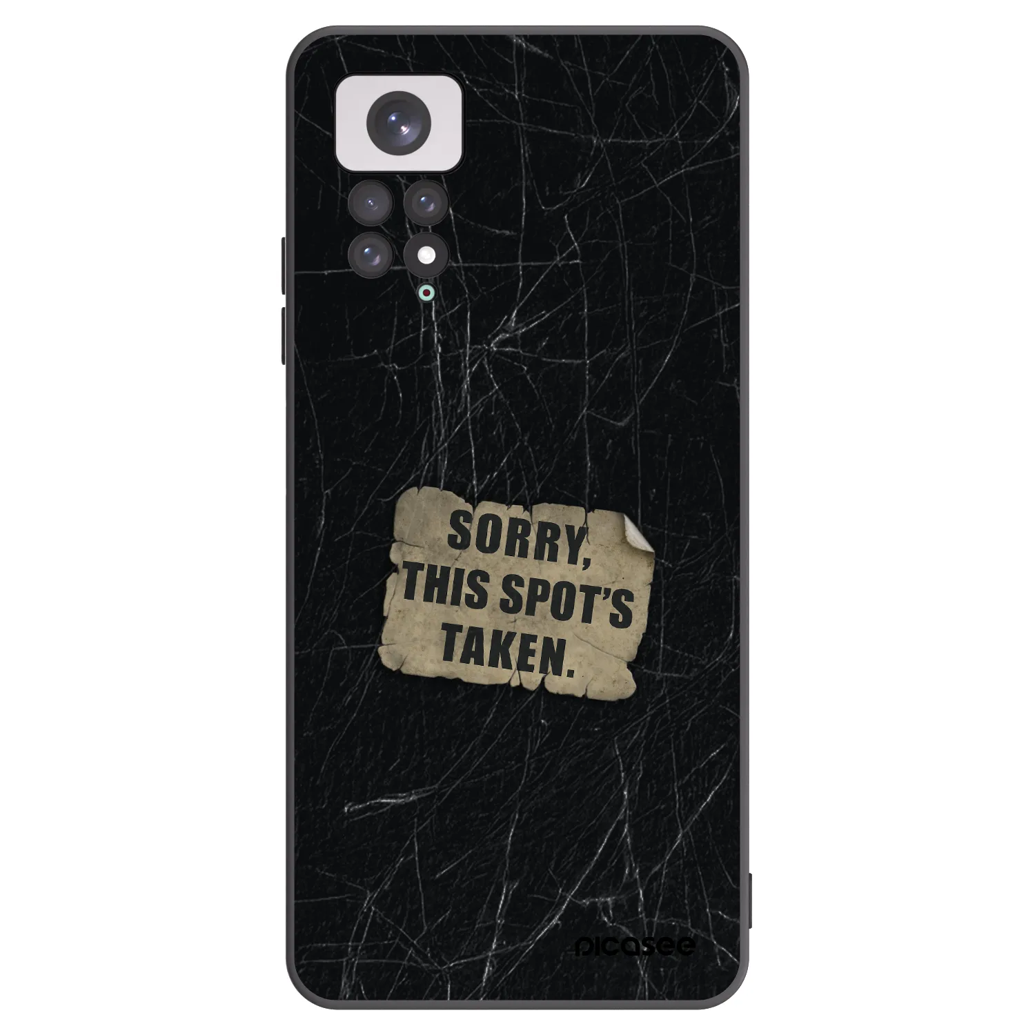 Picasee silikonski črni ovitek za Xiaomi Redmi Note 11 - SORRY
