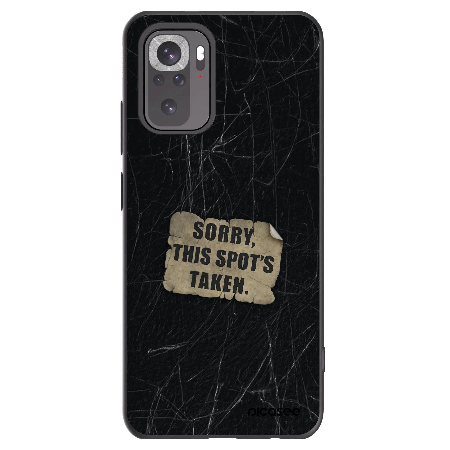 Picasee silikonski črni ovitek za Xiaomi Redmi Note 11S 4G - SORRY