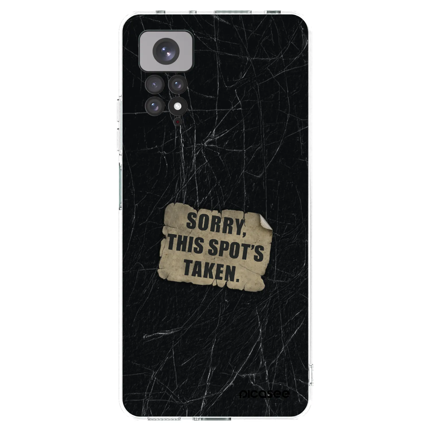 Picasee silikonski prozorni ovitek za Xiaomi Redmi Note 11S 4G - SORRY