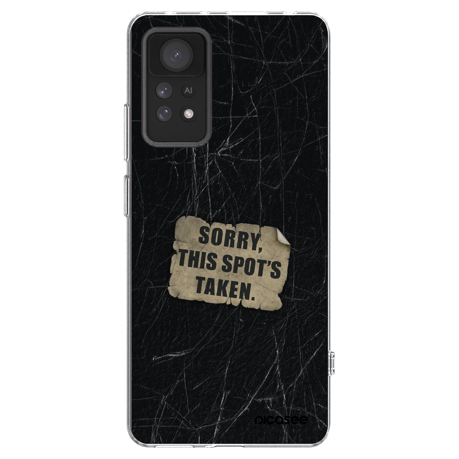 Picasee silikonski prozorni ovitek za Xiaomi Redmi Note 11 Pro - SORRY