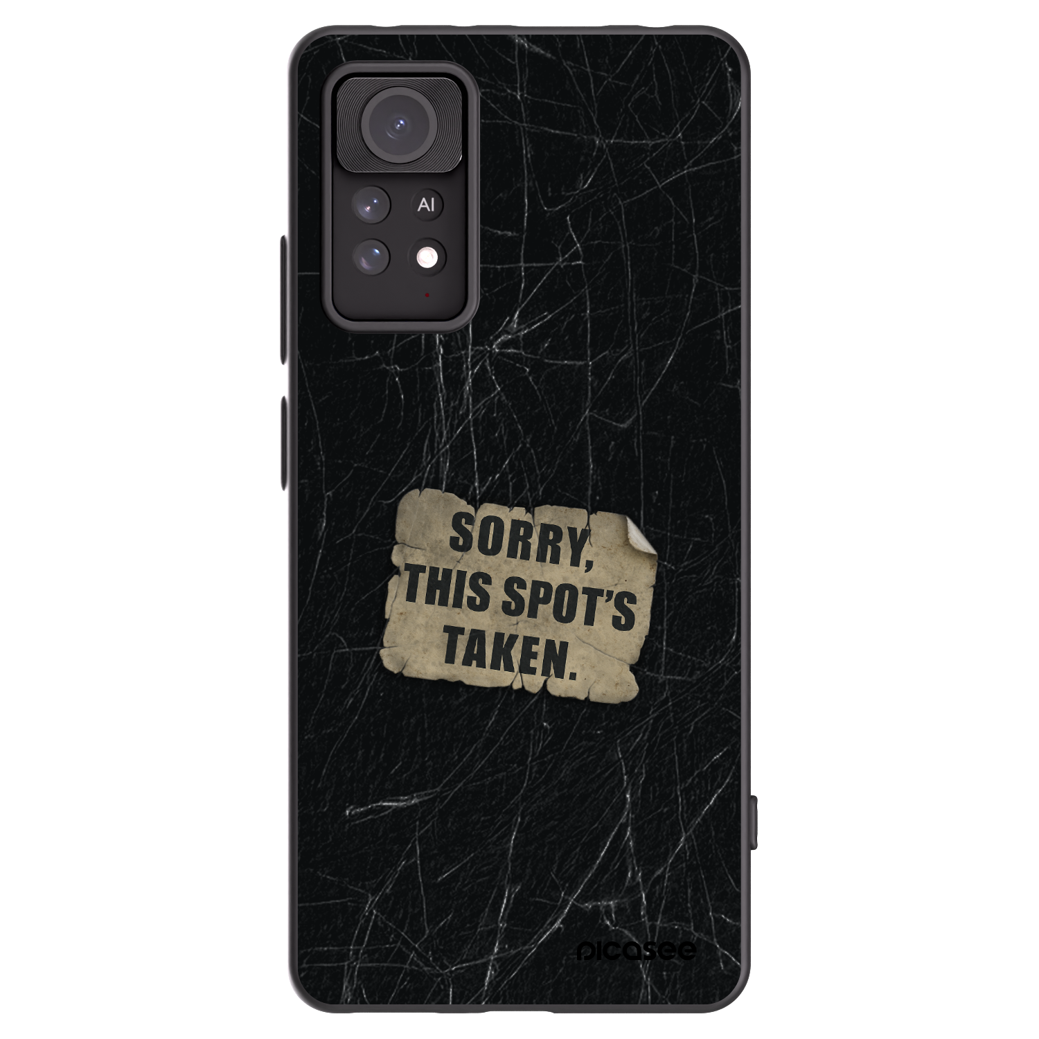 Picasee silikonski črni ovitek za Xiaomi Redmi Note 11 Pro 5G - SORRY
