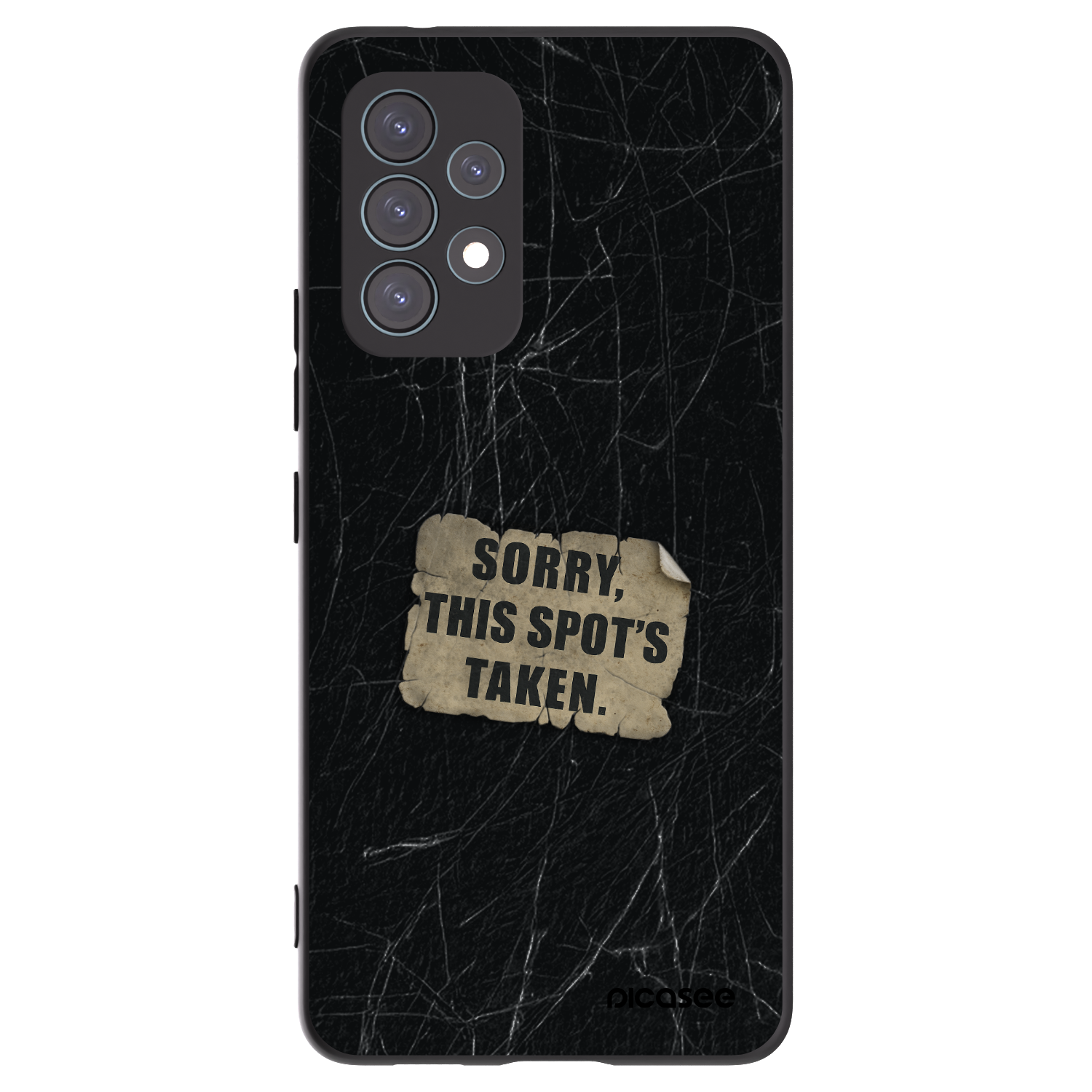 Picasee silikonski črni ovitek za Samsung Galaxy A53 5G A536 - SORRY