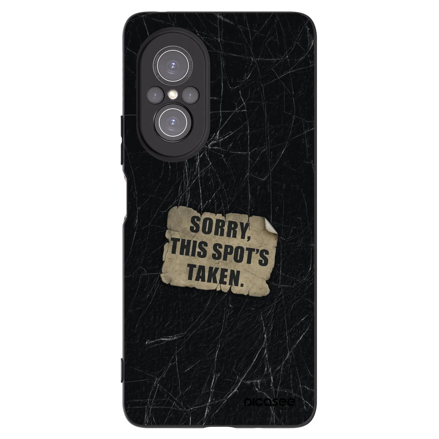 Picasee silikonski črni ovitek za Huawei Nova 9 SE - SORRY