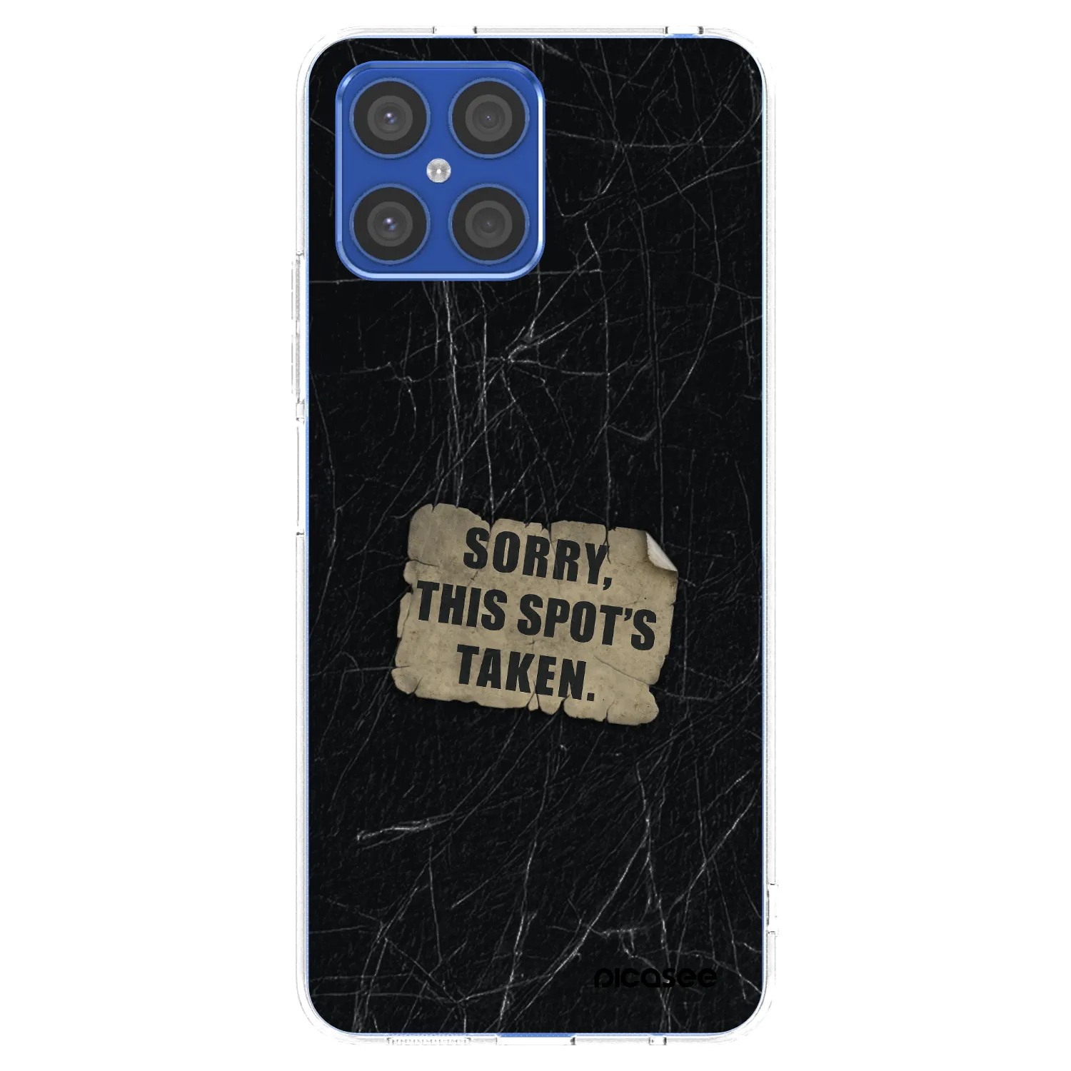 Picasee silikonski prozorni ovitek za Honor X8 4G - SORRY