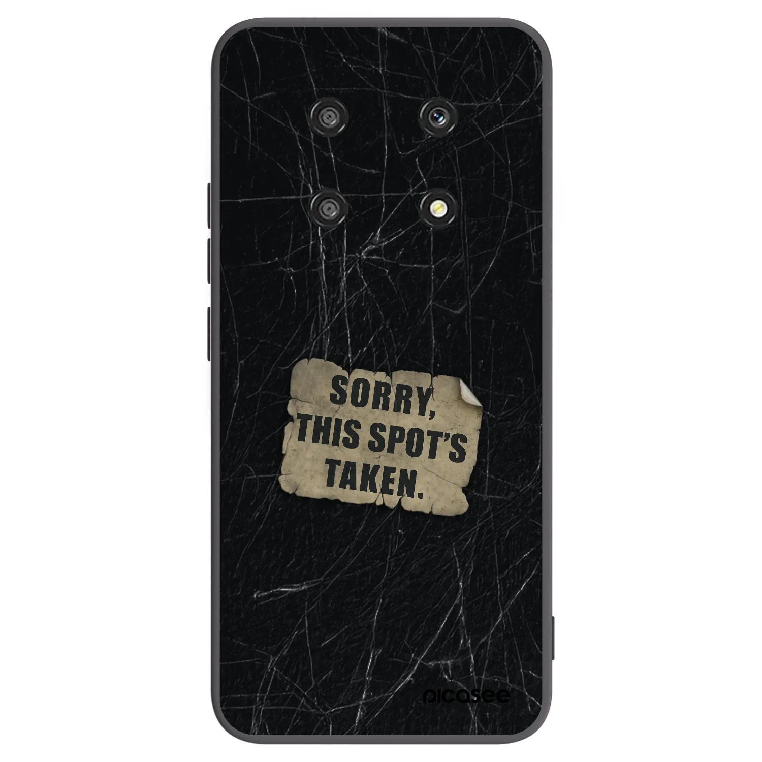 Picasee silikonski črni ovitek za Honor Magic4 Lite 5G - SORRY