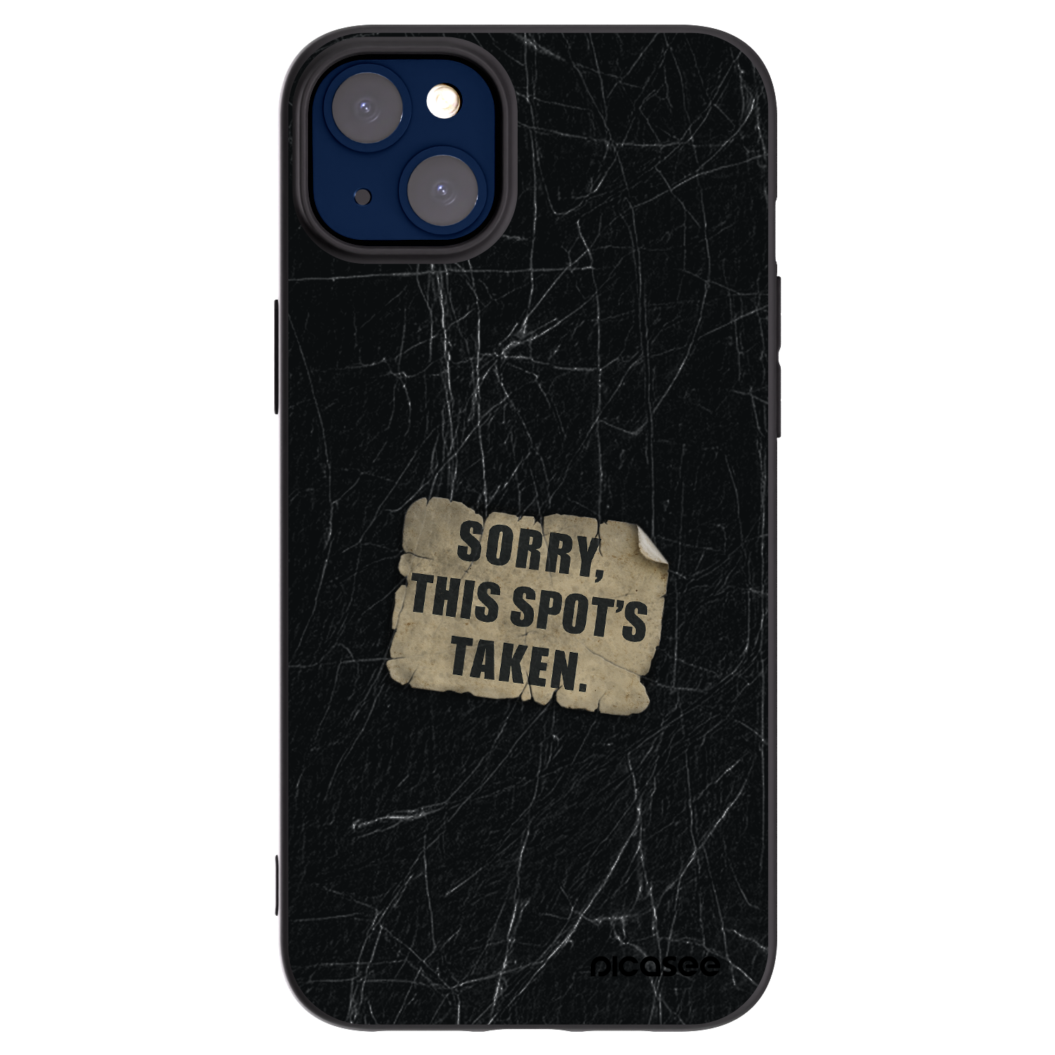 Picasee silikonski črni ovitek za Apple iPhone 14 Plus - SORRY