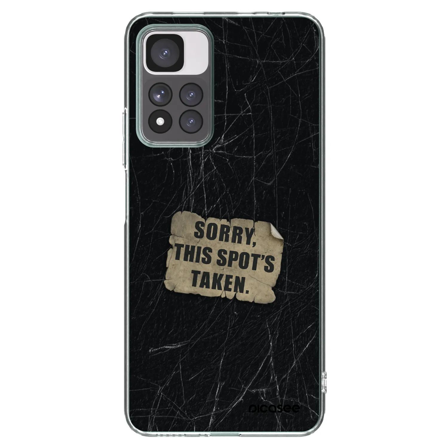 Picasee silikonski prozorni ovitek za Xiaomi Redmi Note 11 Pro+ 5G - SORRY
