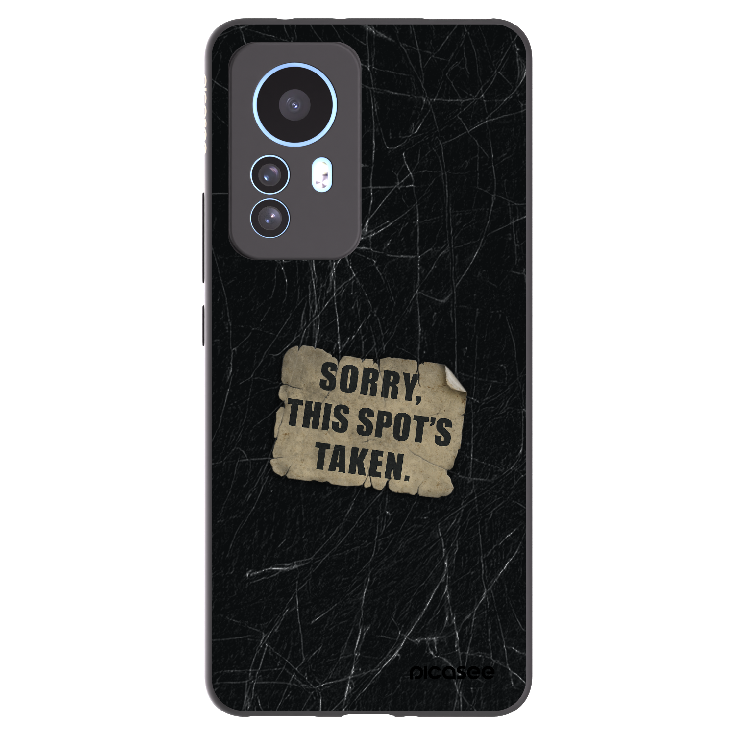Picasee silikonski črni ovitek za Xiaomi 12T Pro - SORRY