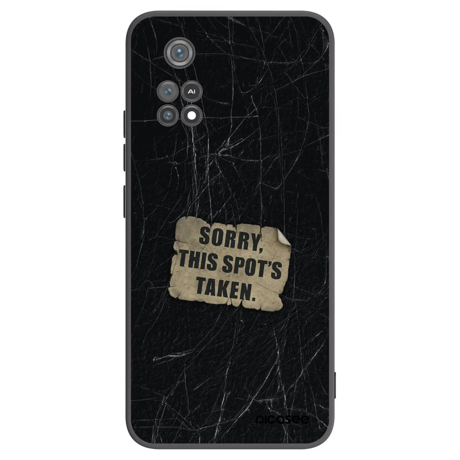 Picasee silikonski črni ovitek za Xiaomi Poco M4 Pro - SORRY