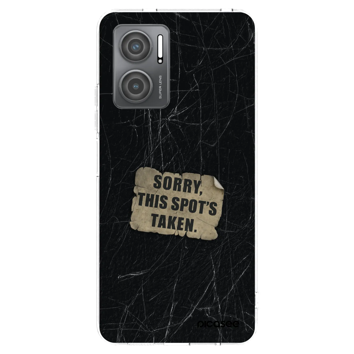 Picasee silikonski prozorni ovitek za Xiaomi Redmi 10 5G - SORRY