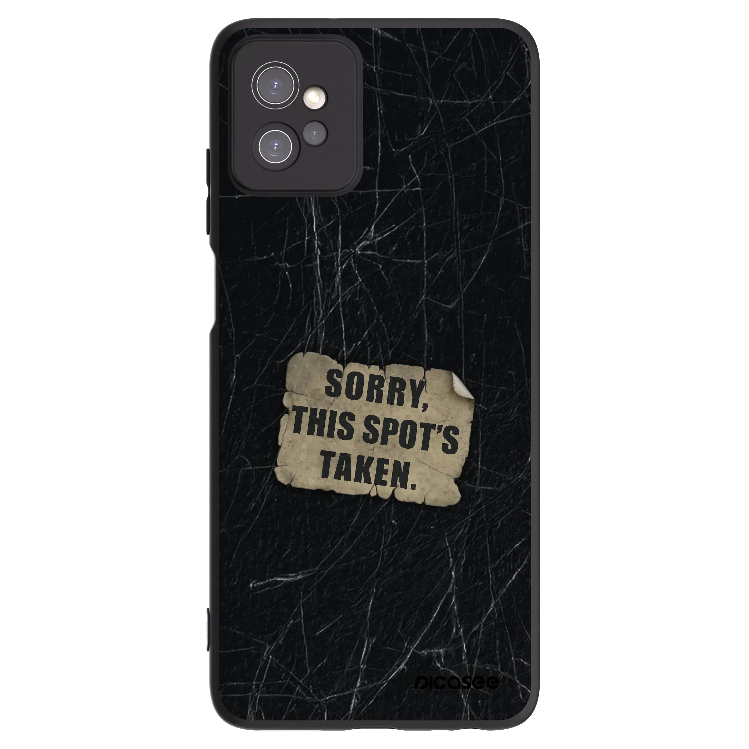Picasee silikonski črni ovitek za Motorola Moto G32 - SORRY