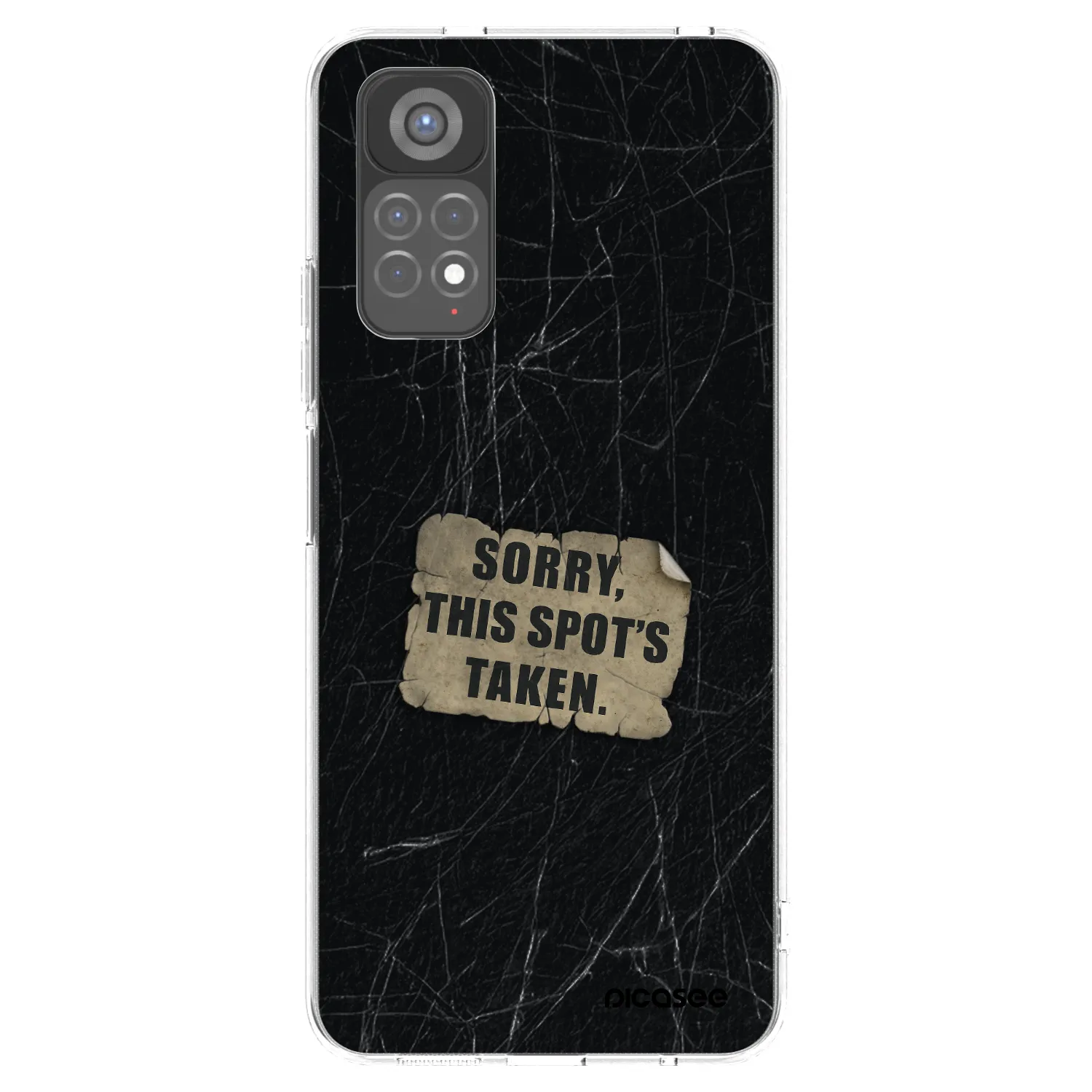 Picasee silikonski prozorni ovitek za Xiaomi Redmi Note 11S 5G - SORRY