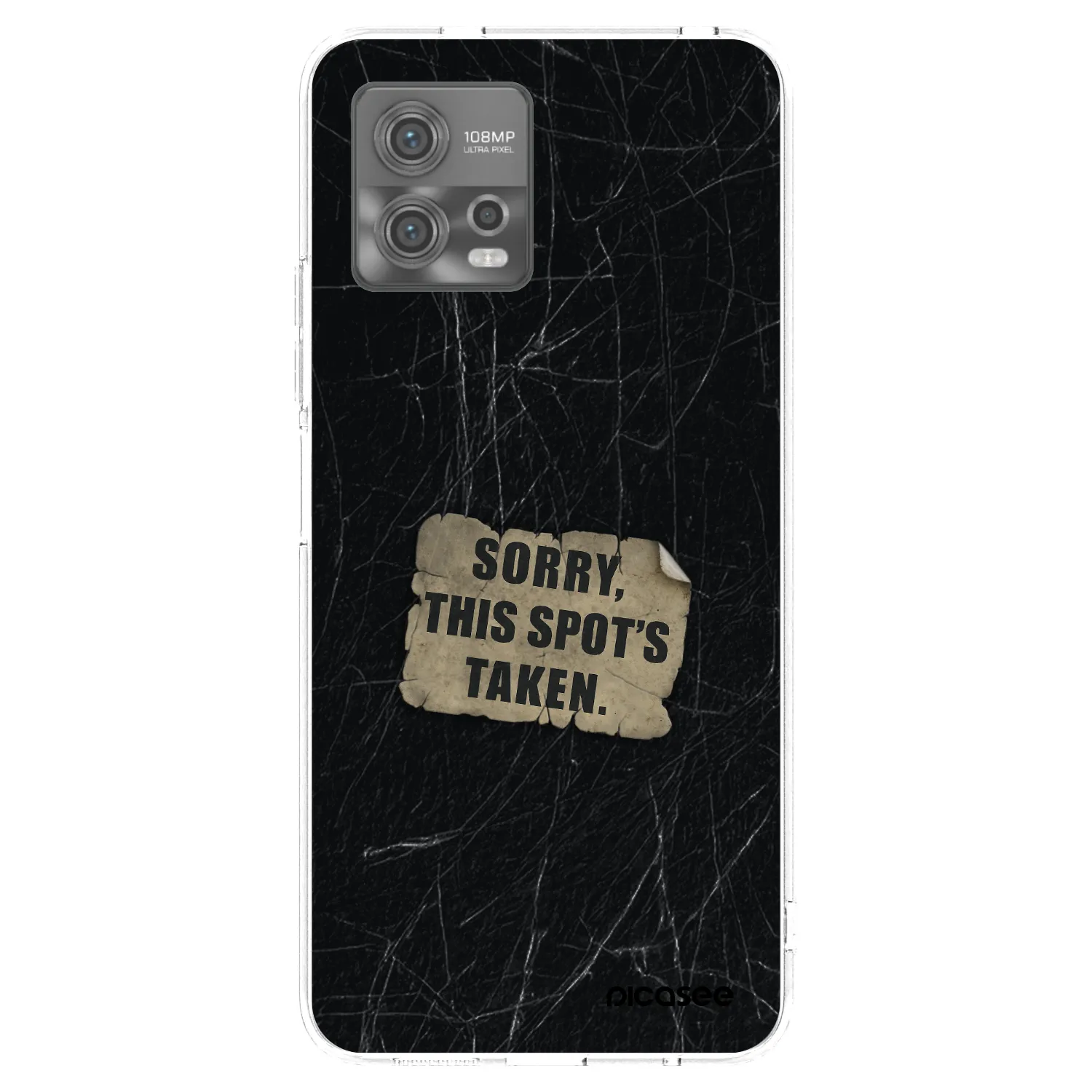 Picasee silikonski prozorni ovitek za Motorola Moto G72 - SORRY