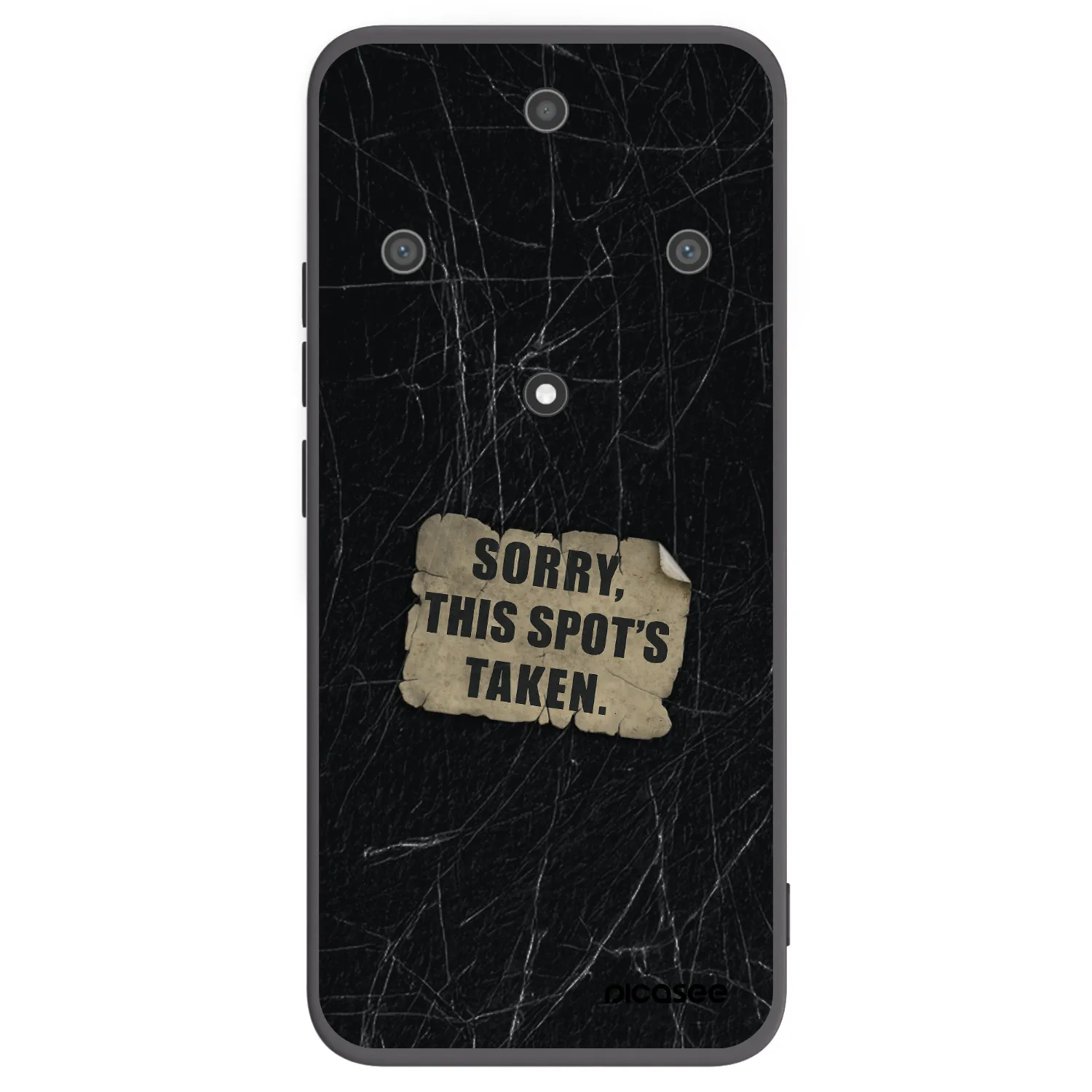 Picasee silikonski črni ovitek za Honor Magic5 Lite 5G - SORRY