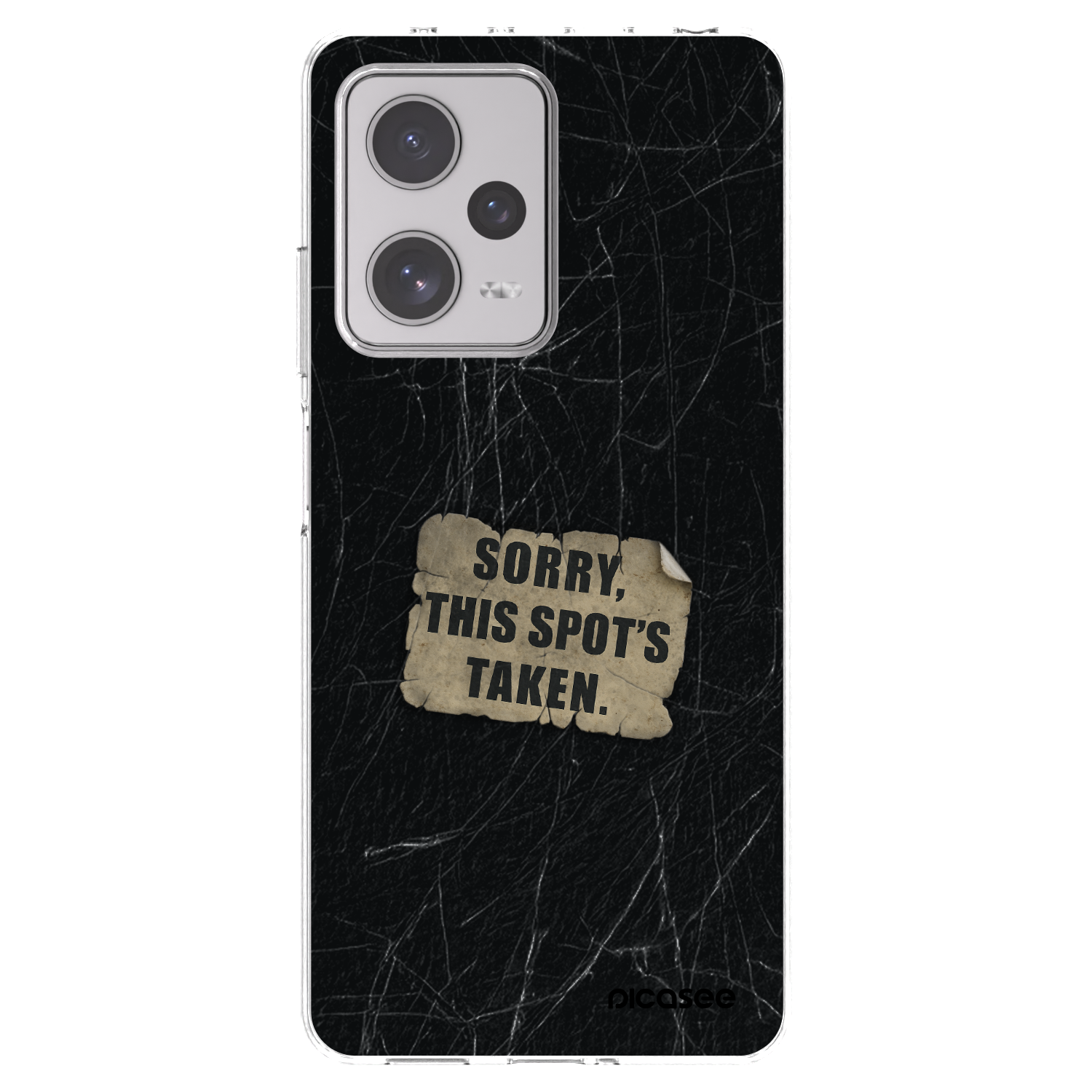 Picasee silikonski prozorni ovitek za Xiaomi Redmi Note 12 Pro+ 5G - SORRY