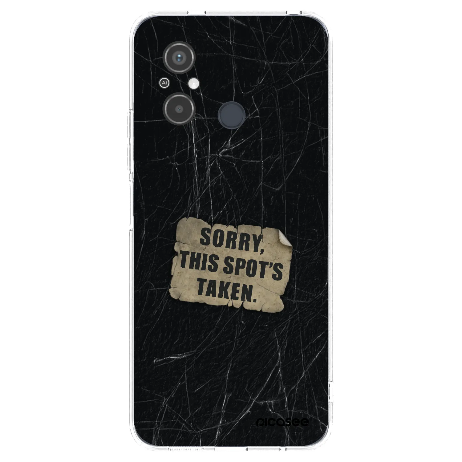 Picasee silikonski prozorni ovitek za Xiaomi Redmi 12C - SORRY