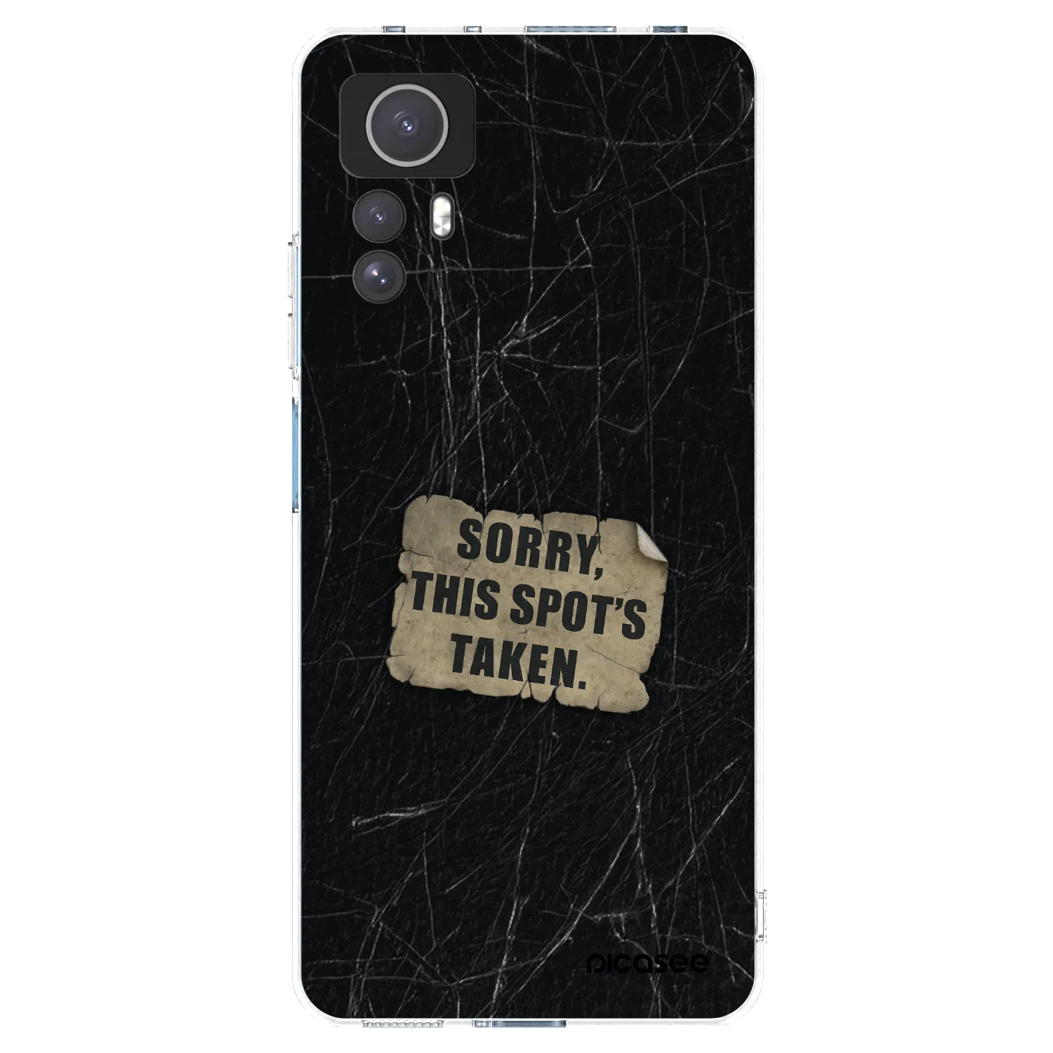 Picasee silikonski prozorni ovitek za Xiaomi Redmi Note 12S - SORRY