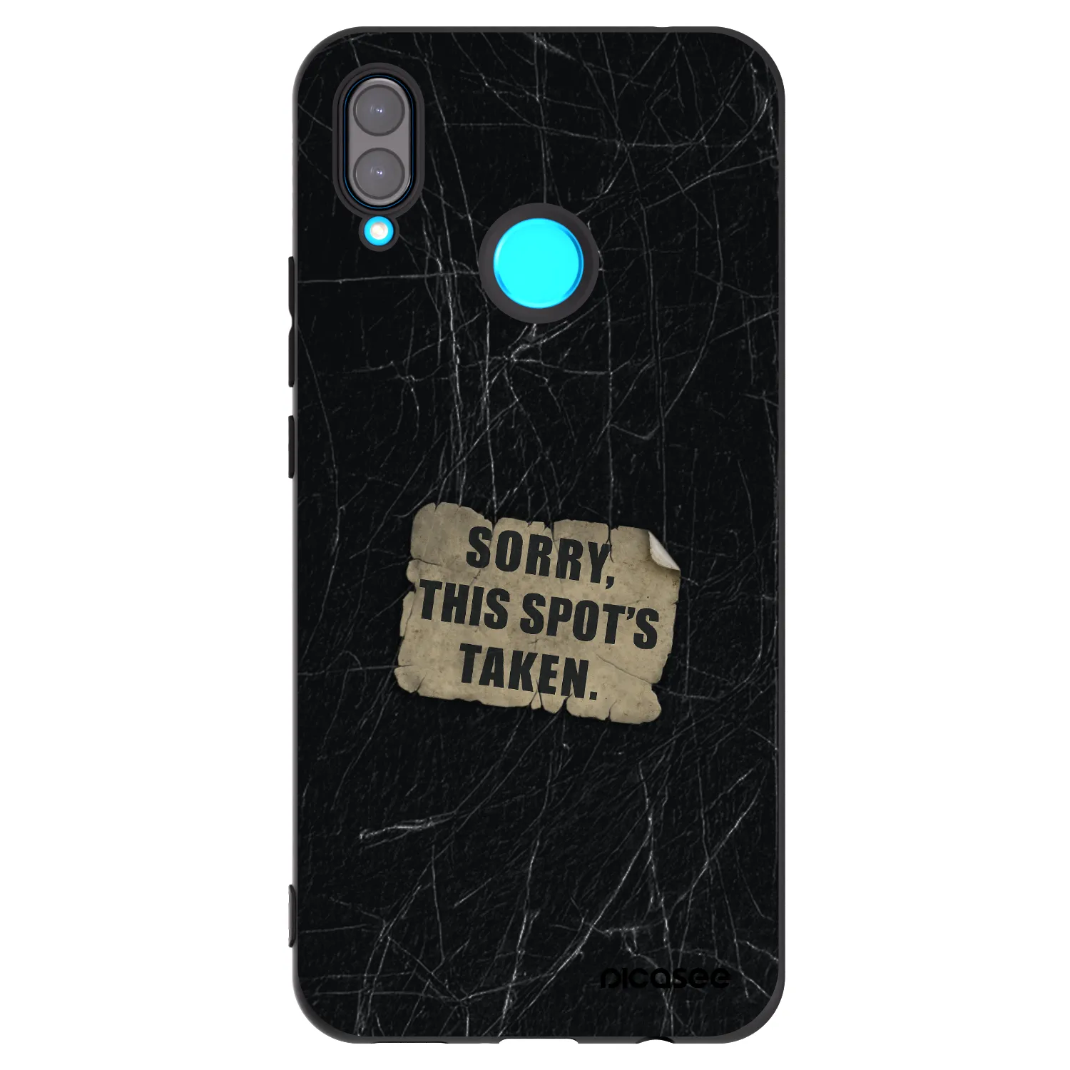 Picasee silikonski črni ovitek za Huawei Nova 3 - SORRY