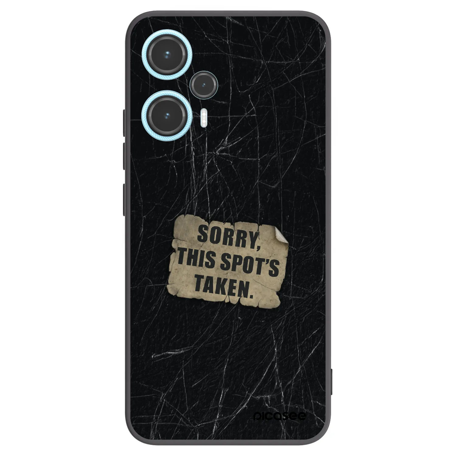 Picasee silikonski črni ovitek za Xiaomi Poco F5 - SORRY