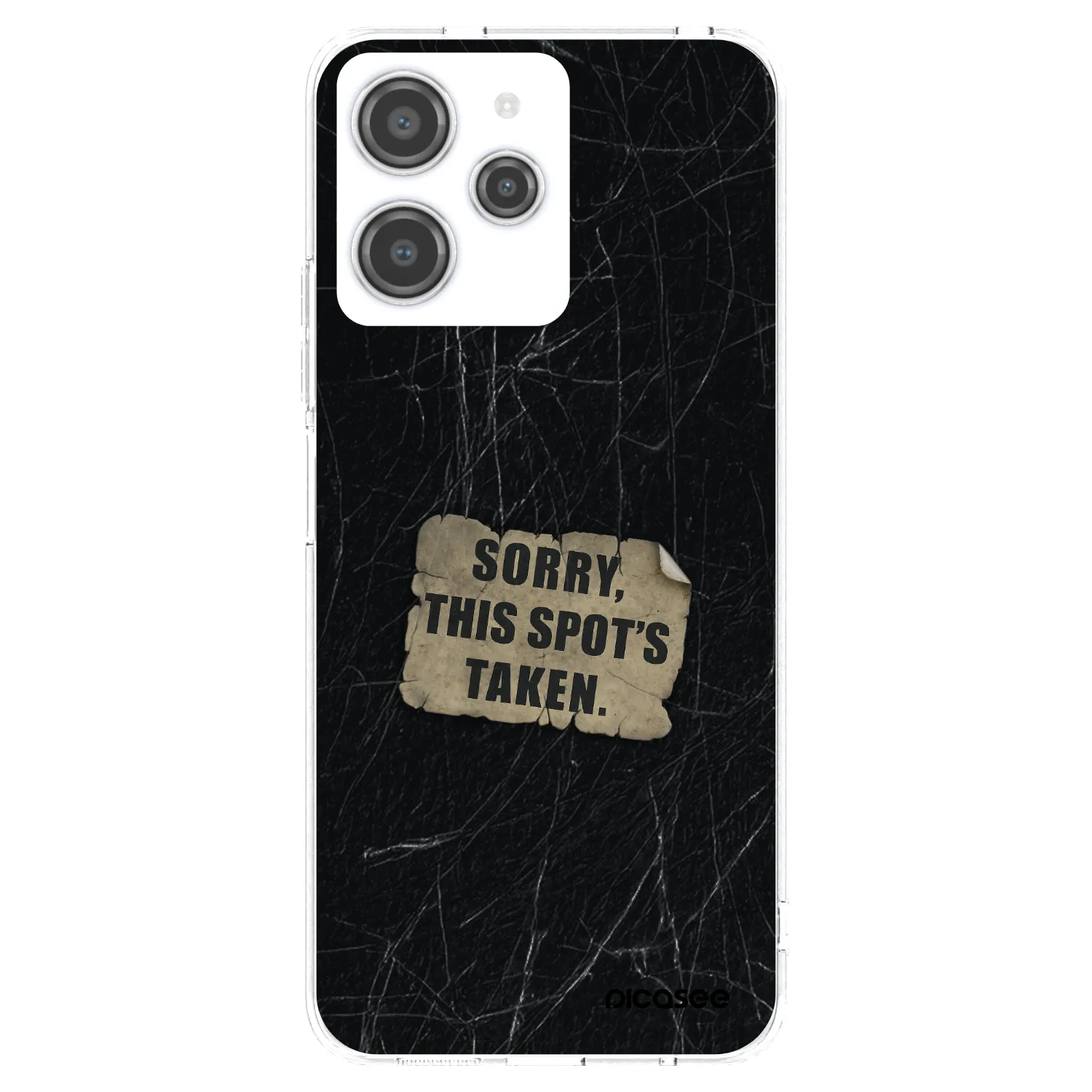 Picasee silikonski prozorni ovitek za Xiaomi Redmi 12 4G - SORRY