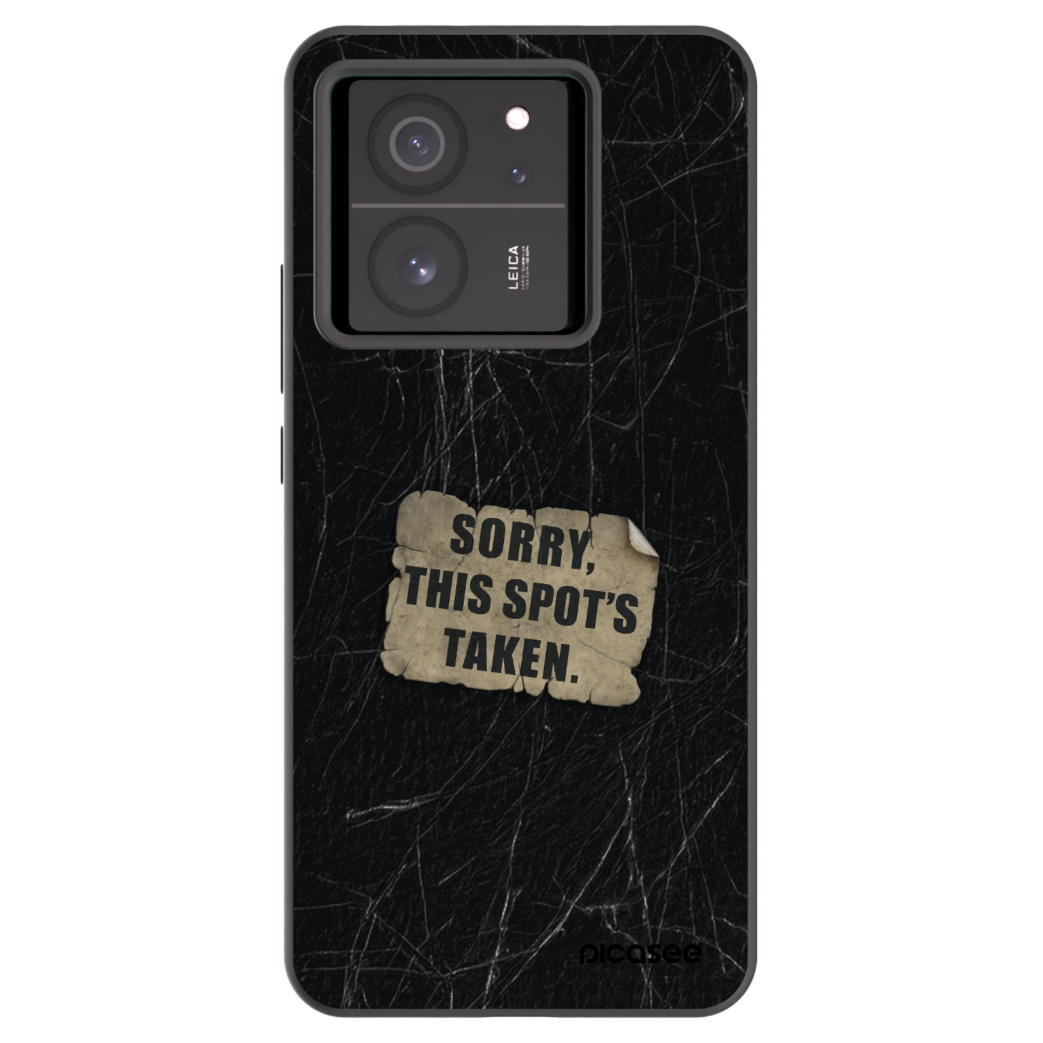 Picasee silikonski črni ovitek za Xiaomi 13T - SORRY