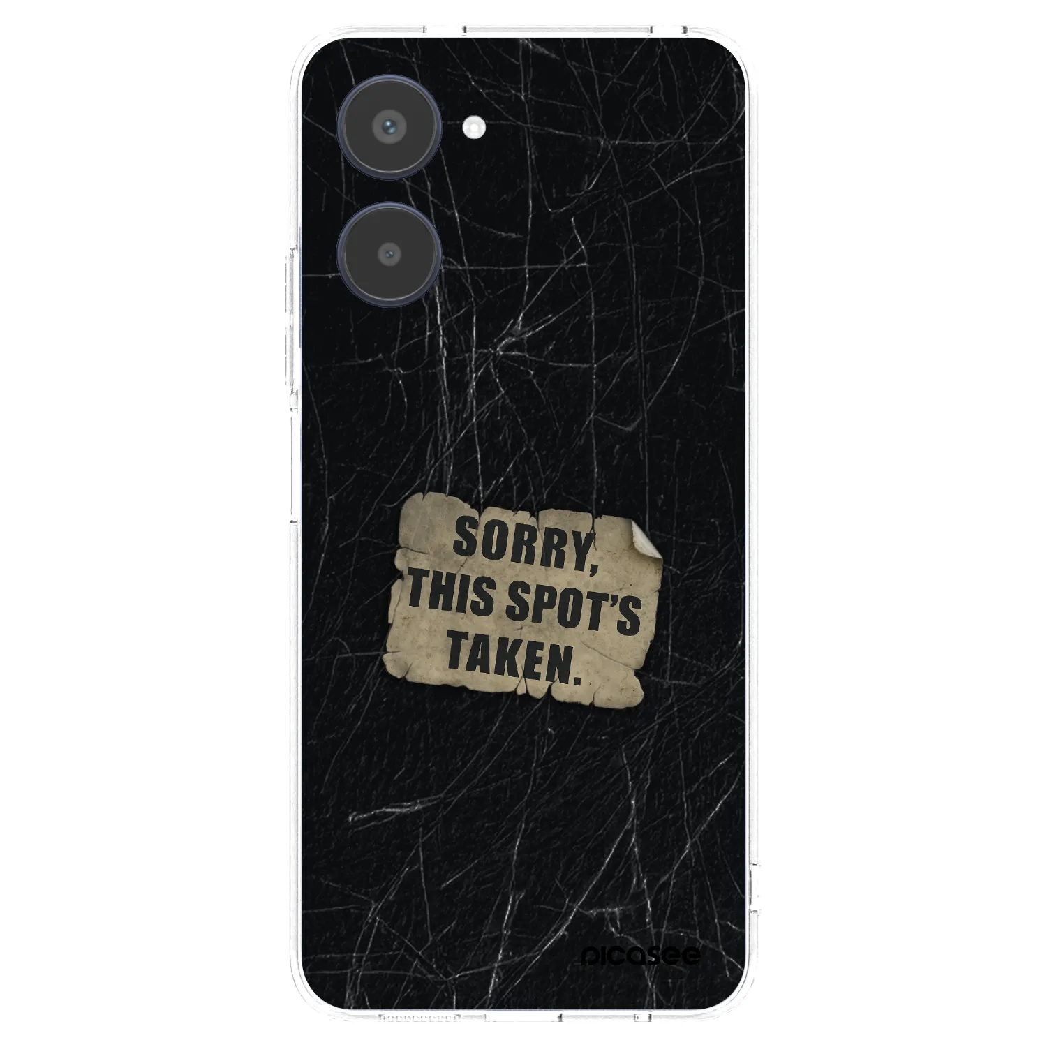 Picasee silikonski prozorni ovitek za Realme 10 4G - SORRY