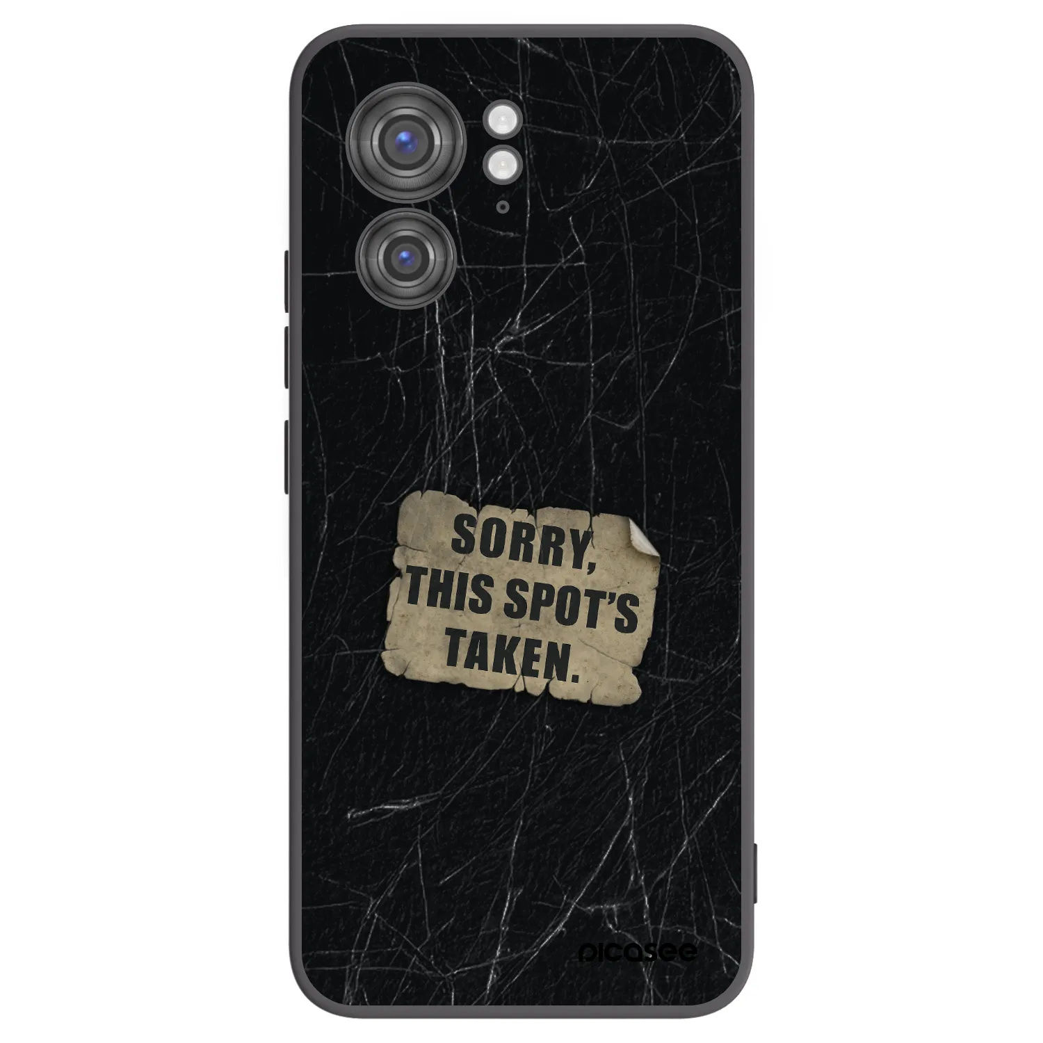 Picasee silikonski črni ovitek za Motorola Edge 40 - SORRY