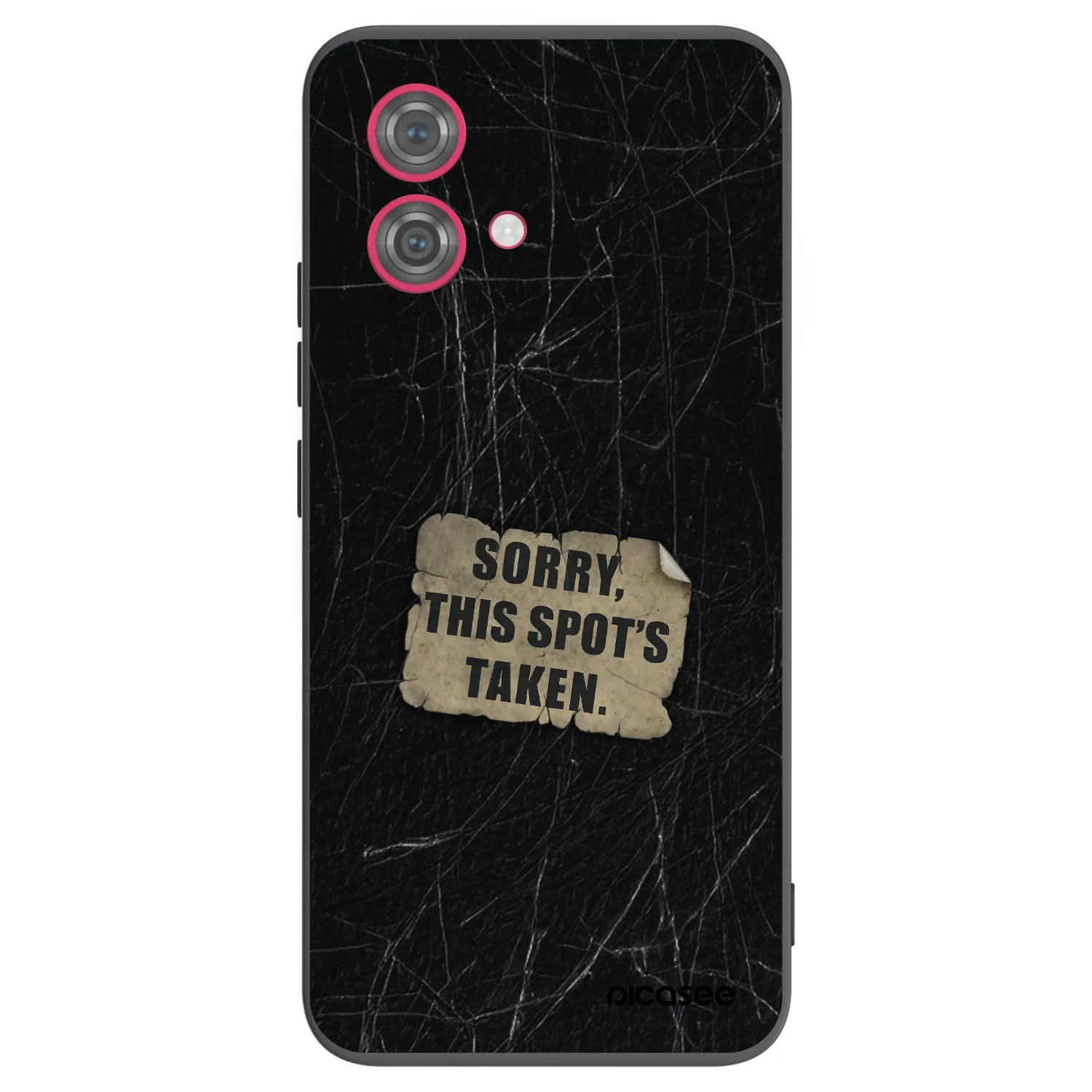 Picasee silikonski črni ovitek za Motorola Moto G84 5G - SORRY