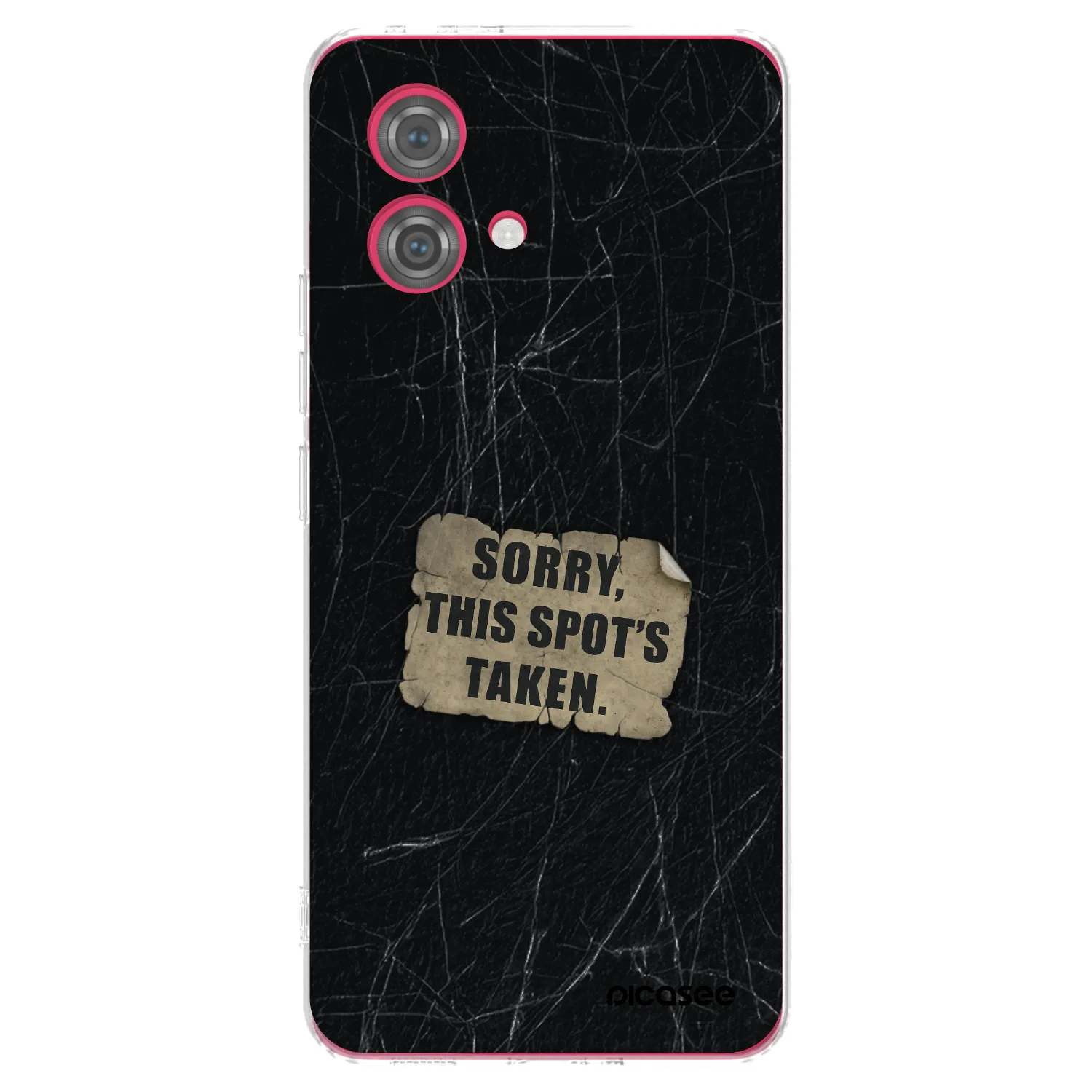 Picasee silikonski prozorni ovitek za Motorola Moto G84 5G - SORRY