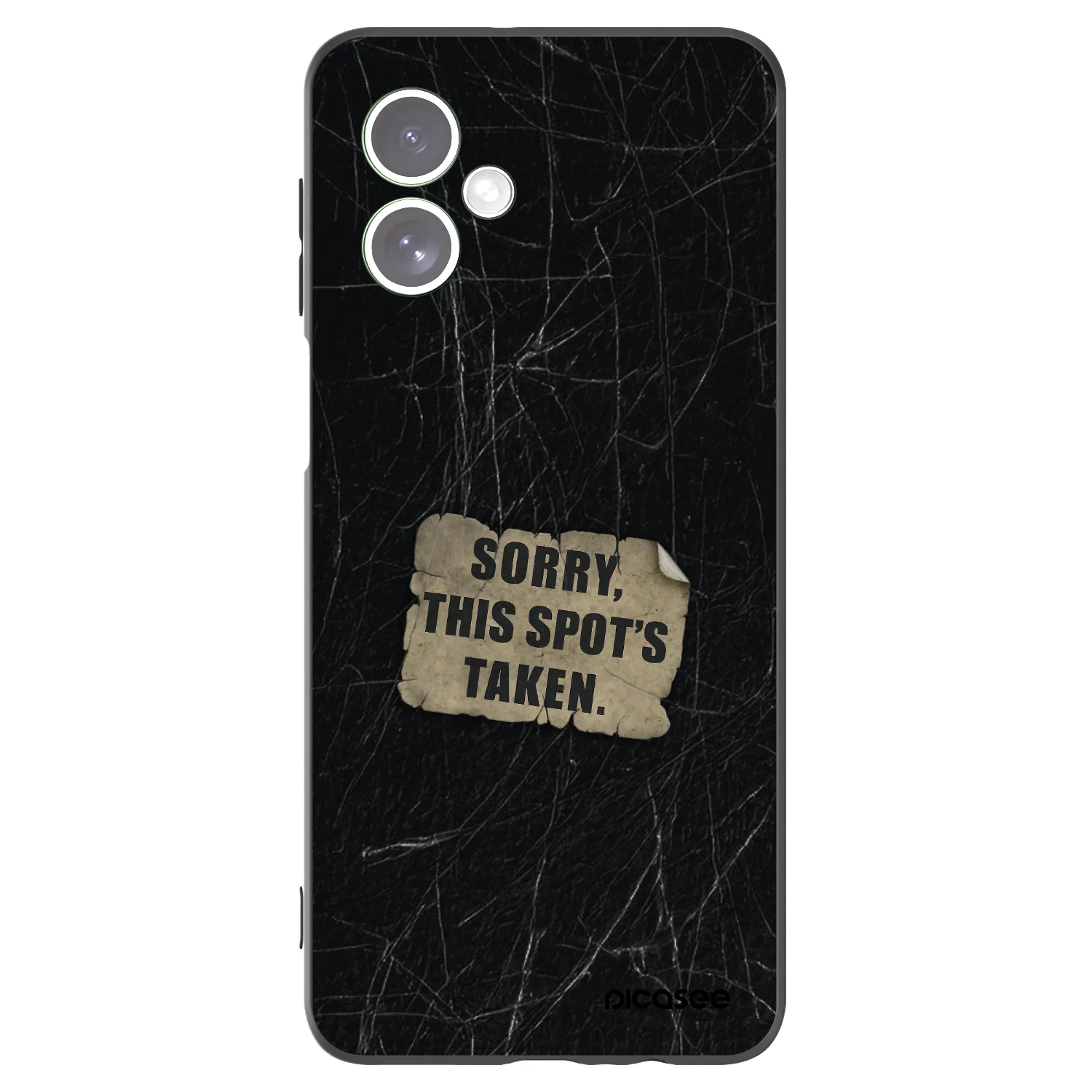 Picasee silikonski črni ovitek za Motorola Moto G54 5G - SORRY