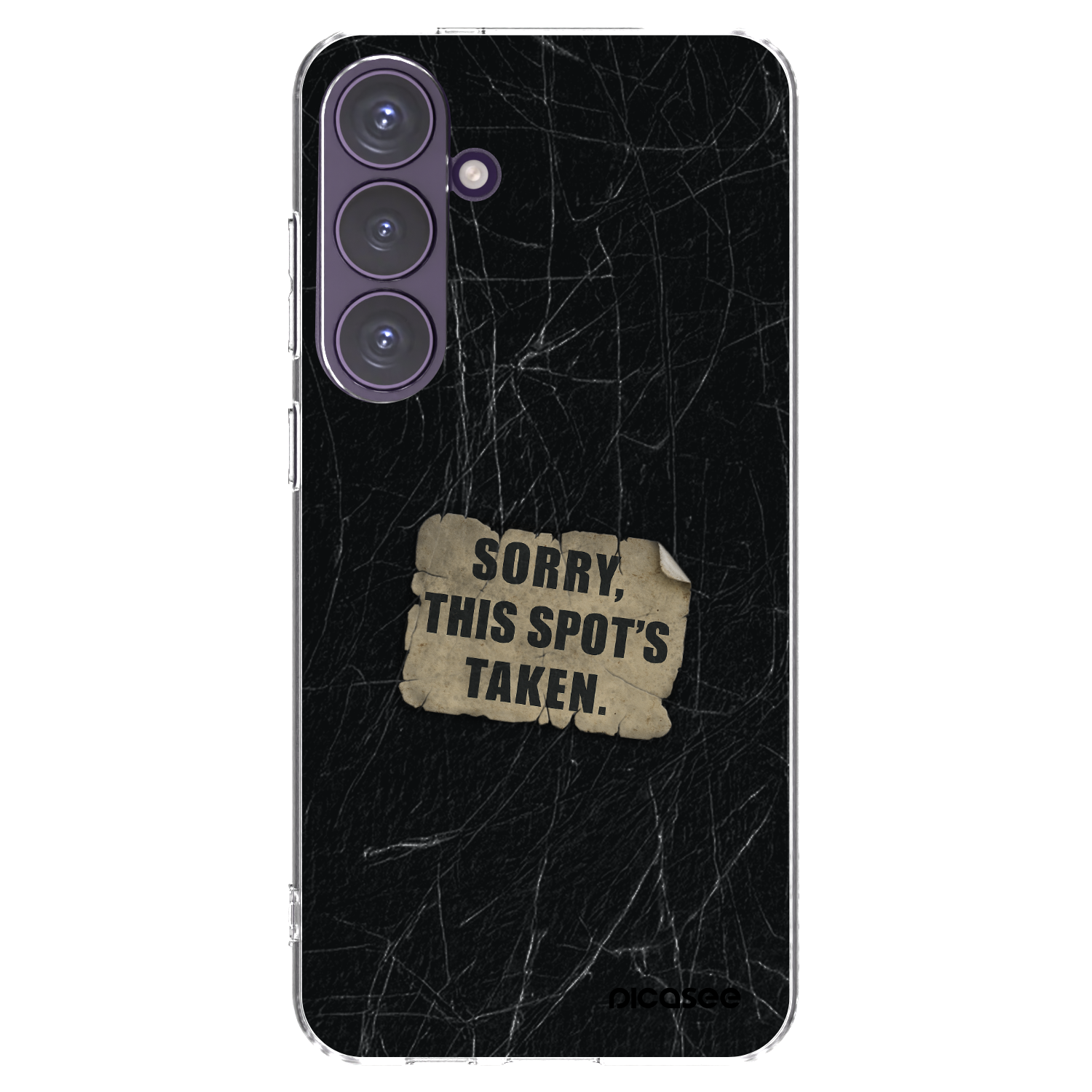 Picasee silikonski prozorni ovitek za Samsung Galaxy S24+ S926B 5G - SORRY