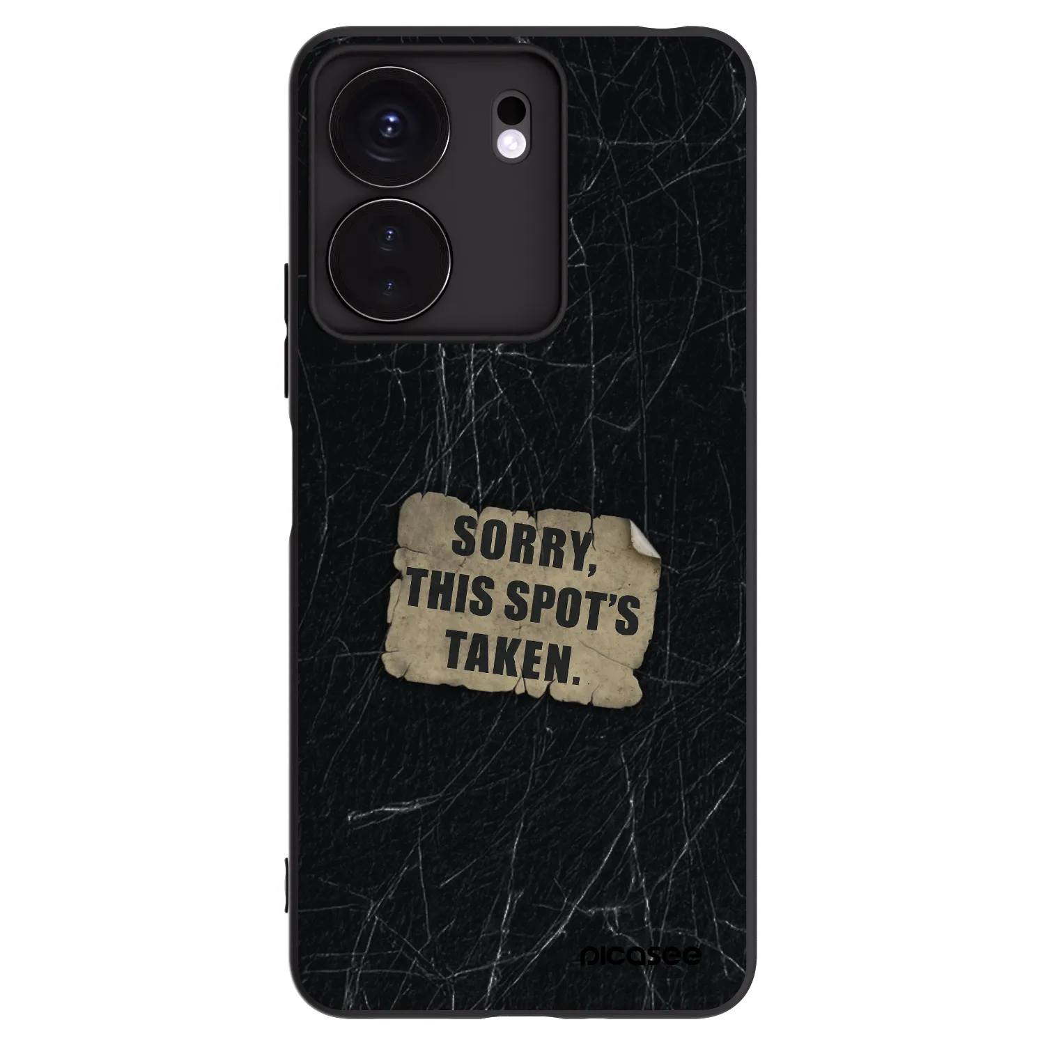 Picasee silikonski črni ovitek za Xiaomi Redmi 13C 4G - SORRY
