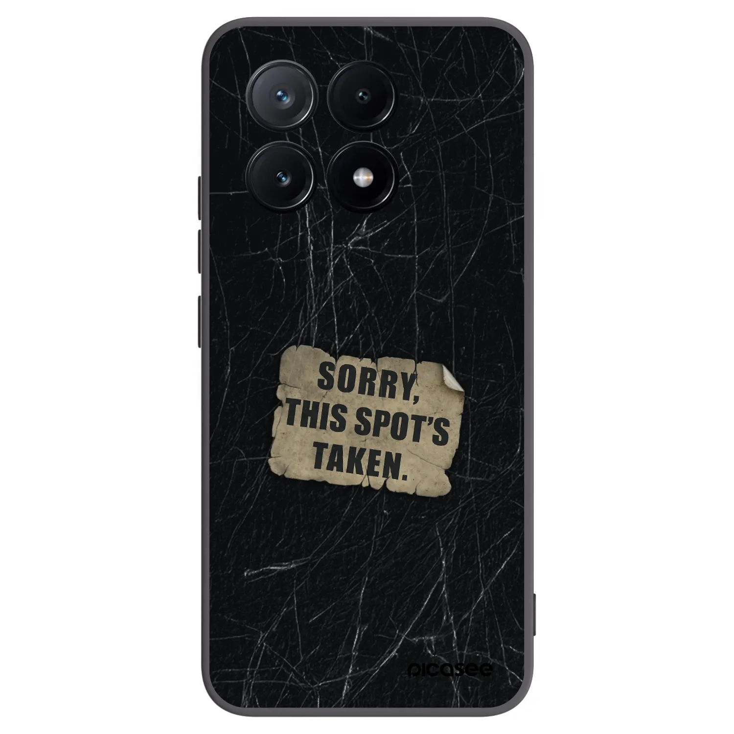 Picasee silikonski črni ovitek za Xiaomi Poco X6 Pro - SORRY