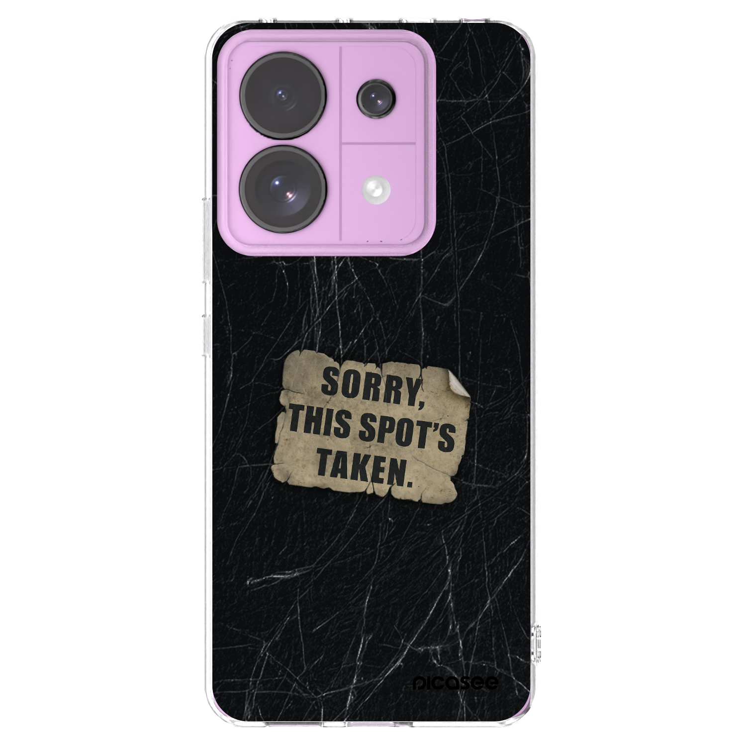 Picasee silikonski prozorni ovitek za Xiaomi Redmi Note 13 Pro 5G - SORRY