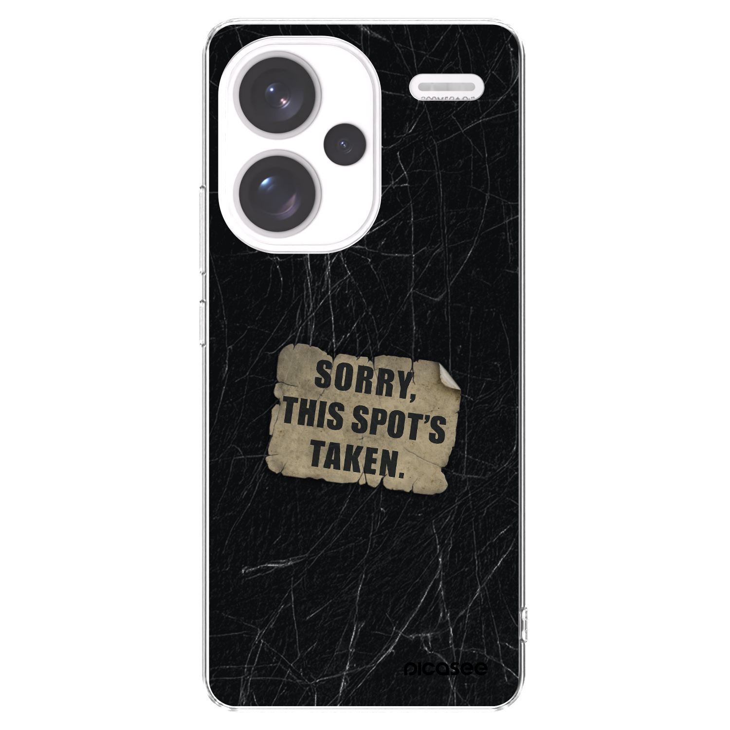 Picasee silikonski prozorni ovitek za Xiaomi Redmi Note 13 Pro+ 5G - SORRY