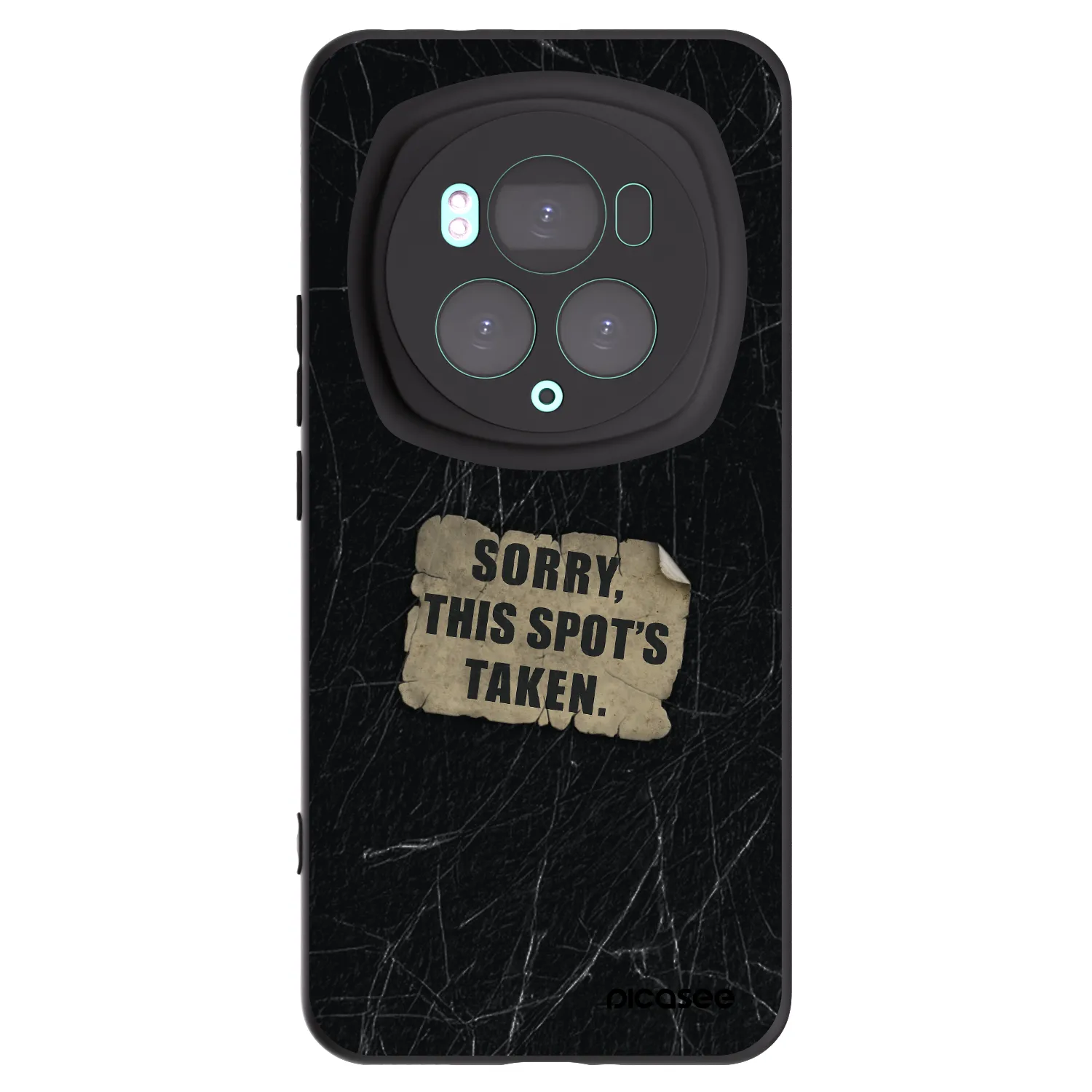 Picasee silikonski črni ovitek za Honor Magic6 Pro - SORRY
