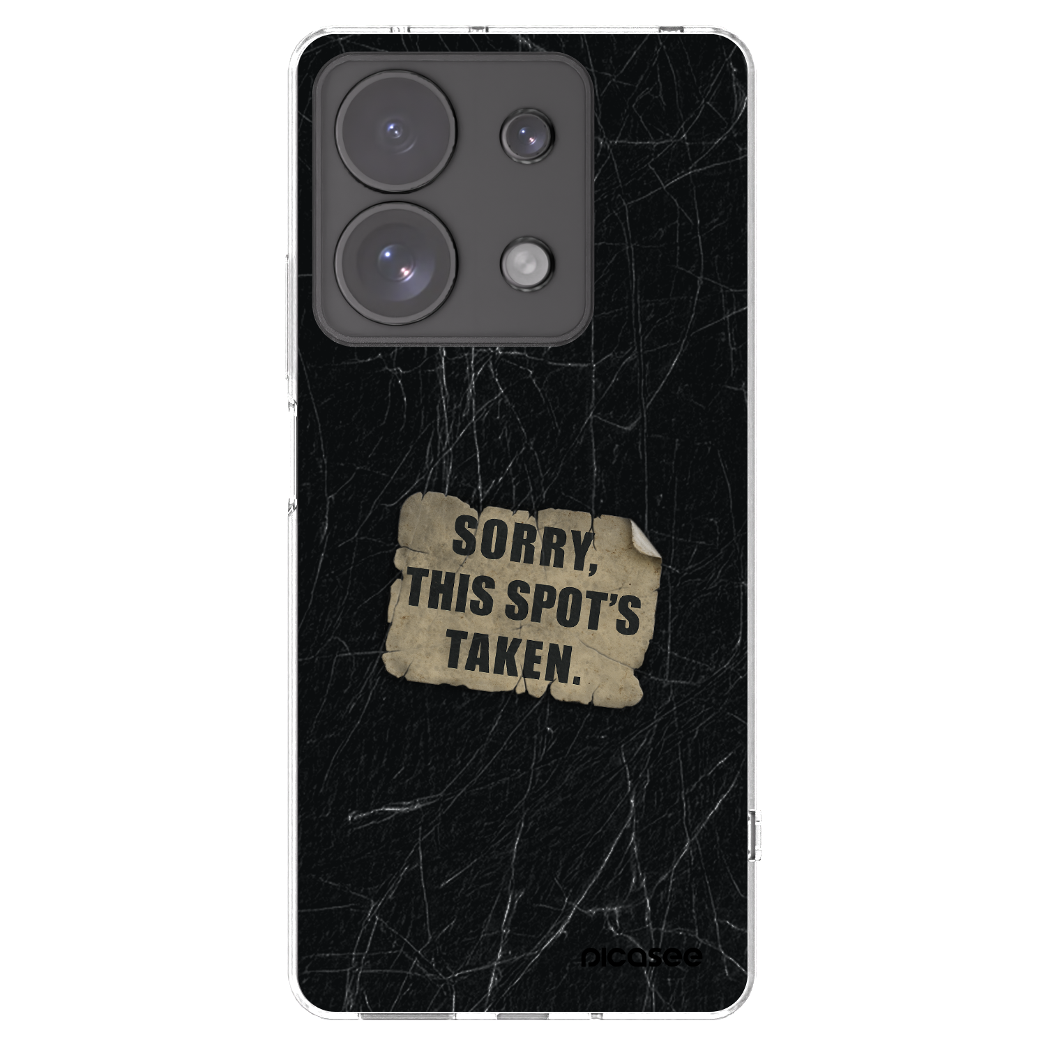 Picasee silikonski prozorni ovitek za Xiaomi Redmi Note 13 Pro 4G - SORRY