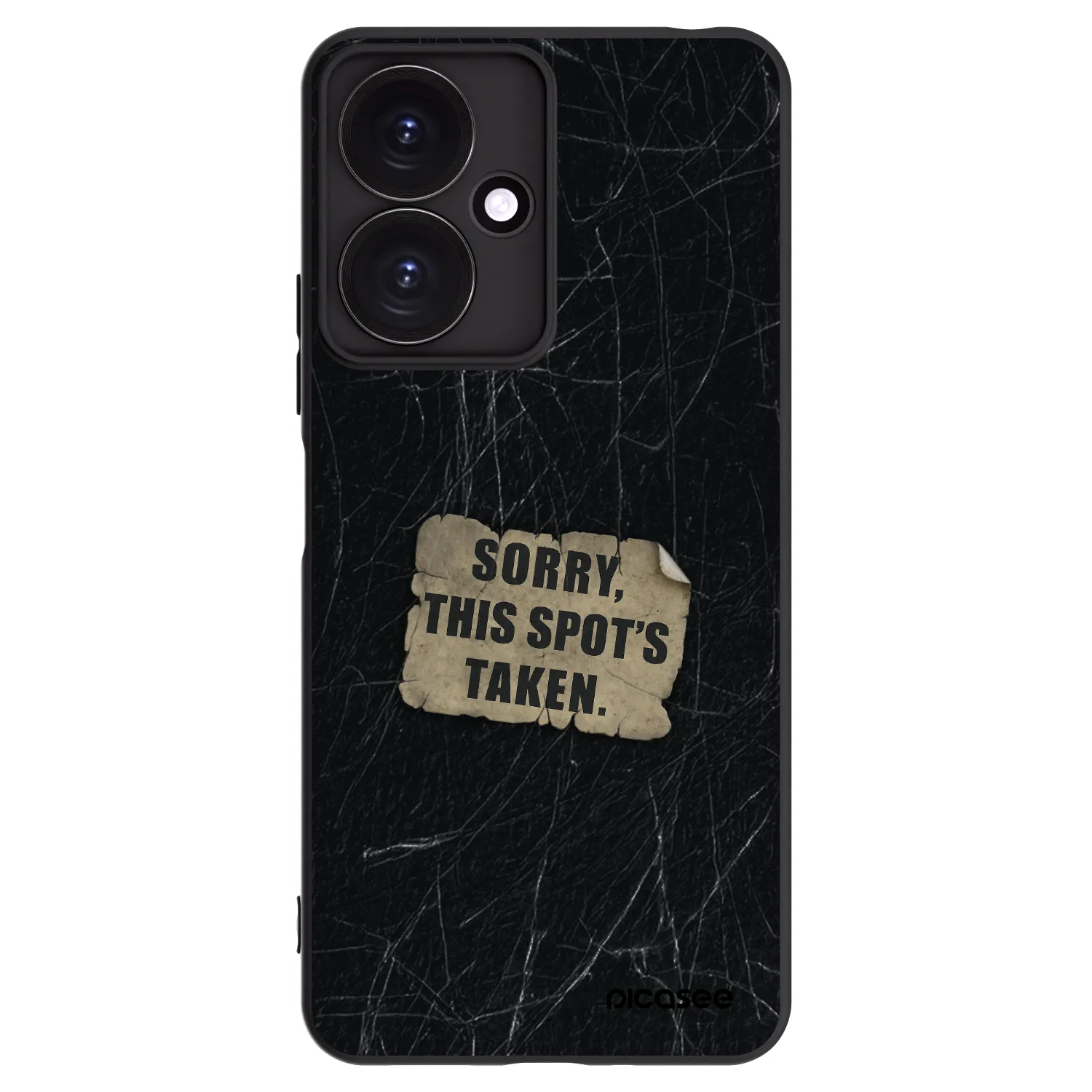 Picasee silikonski črni ovitek za Xiaomi Redmi 13C 5G - SORRY