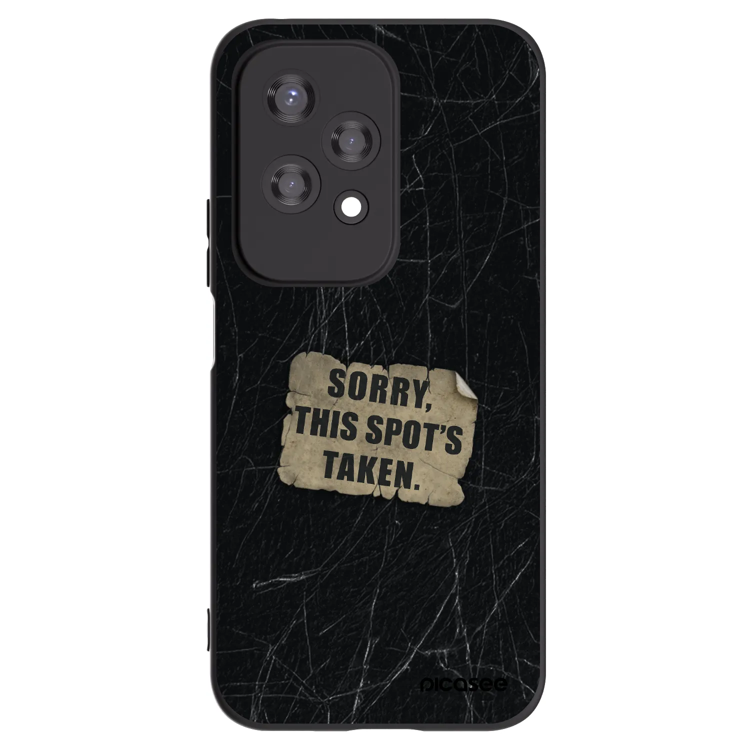 Picasee silikonski črni ovitek za Honor 200 Lite - SORRY