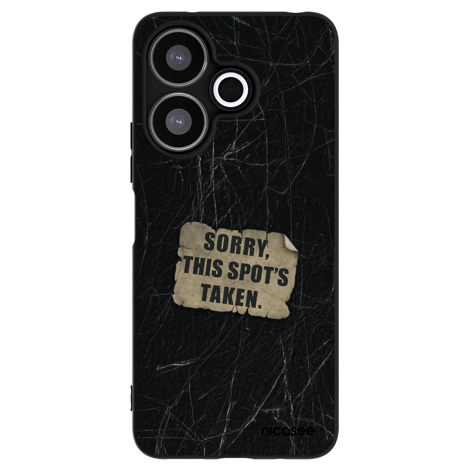 Picasee silikonski črni ovitek za Xiaomi Redmi 13 4G - SORRY